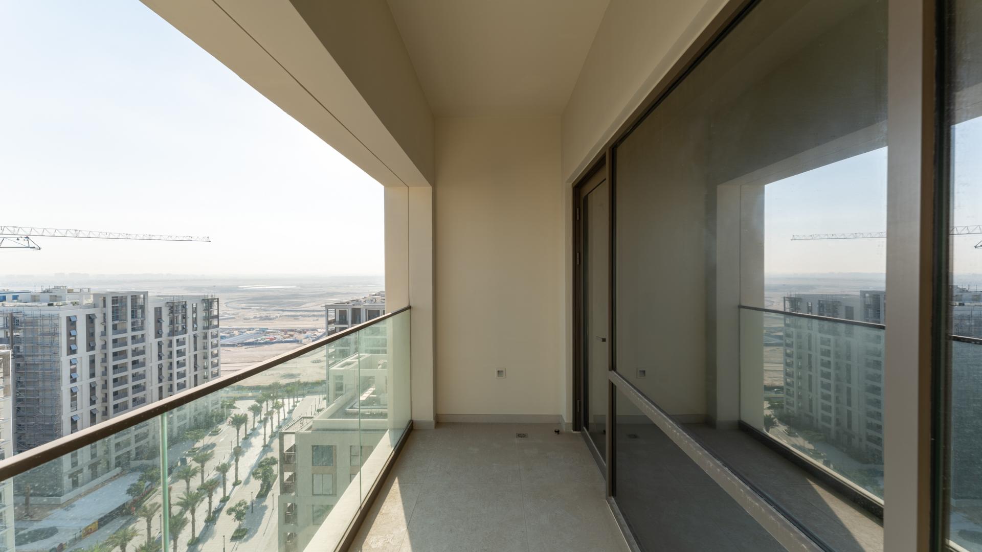 Mid-floor apartment interior with water views at Dubai Creek Harbour, Creek Beach