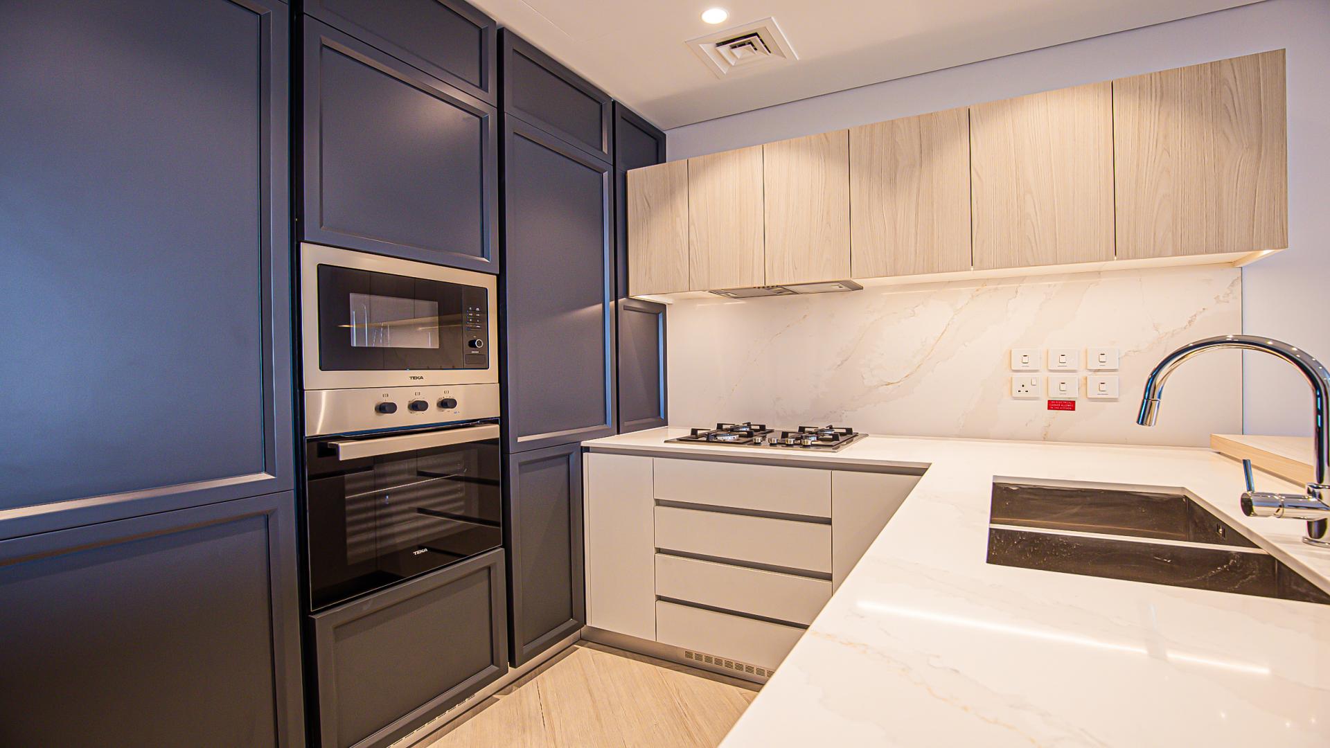 Modern kitchen in Wilton Park Residences apartment, Mohammed Bin Rashid City, for sale