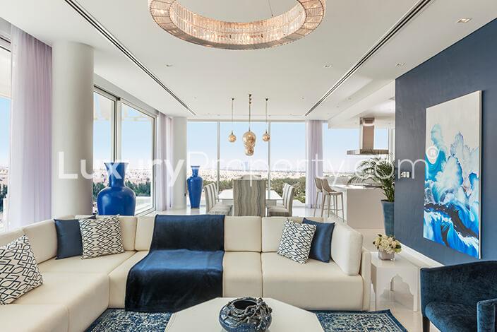 Lush garden entrance at Ashjar, Al Barari, one-bedroom apartment for sale, LP0572