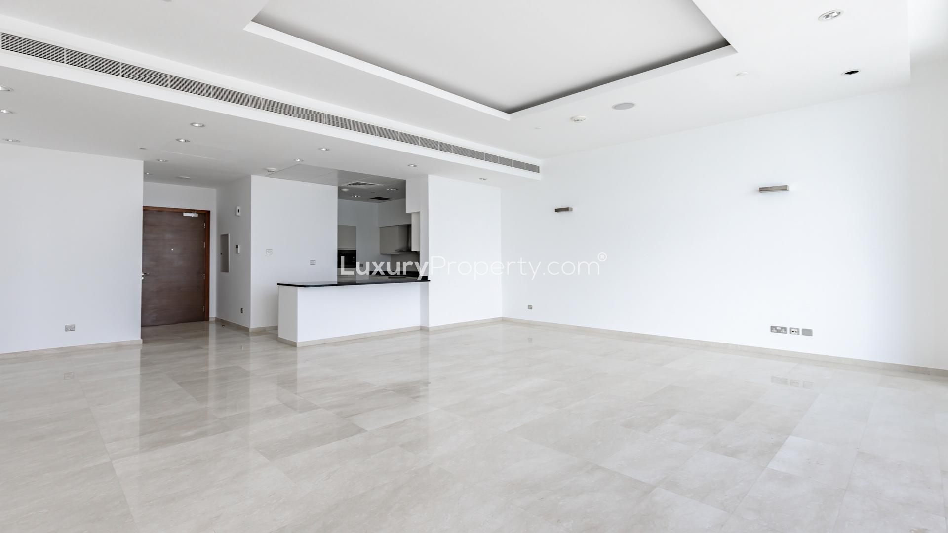 Apartment with ocean view, pool, and skyline in Oceana Pacific, Palm Jumeirah