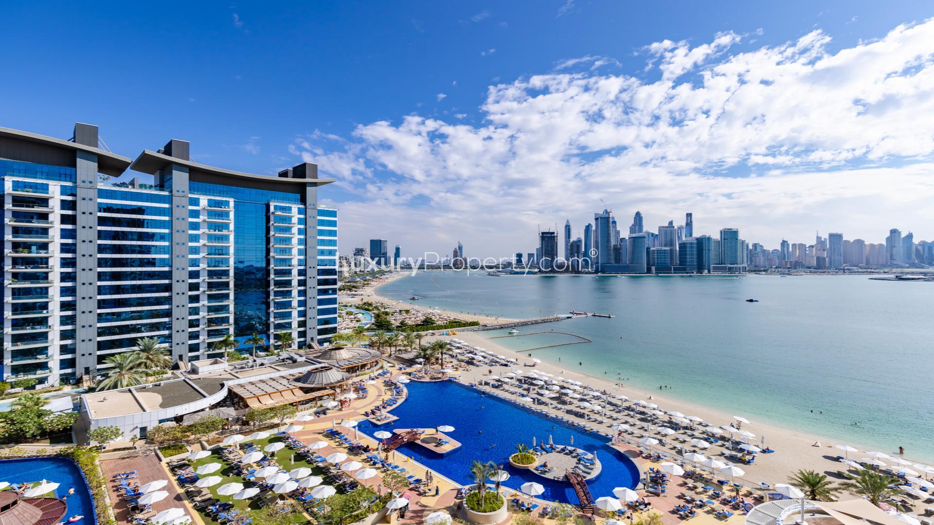 Modern apartment interior with ocean view, Oceana Pacific, Palm Jumeirah, for sale