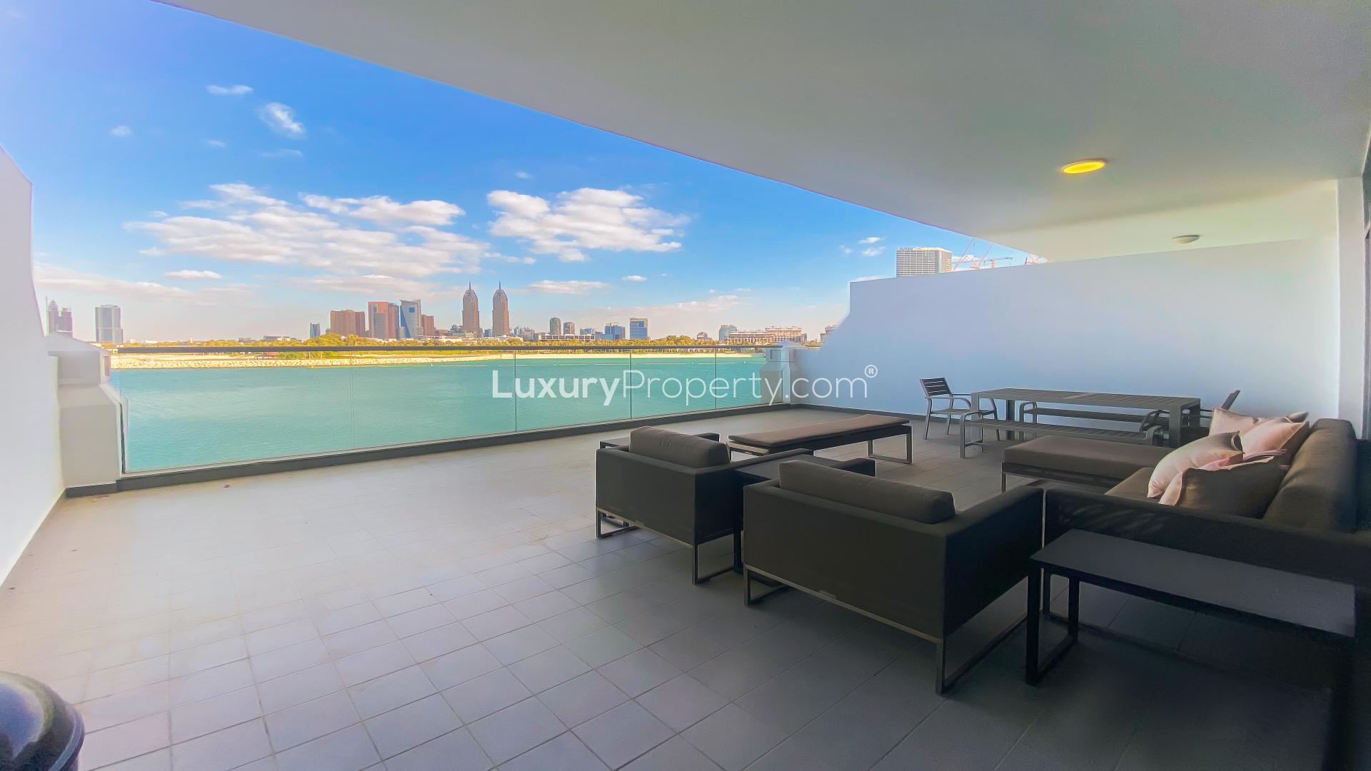 Spacious balcony with stunning sea view in Azure Residences