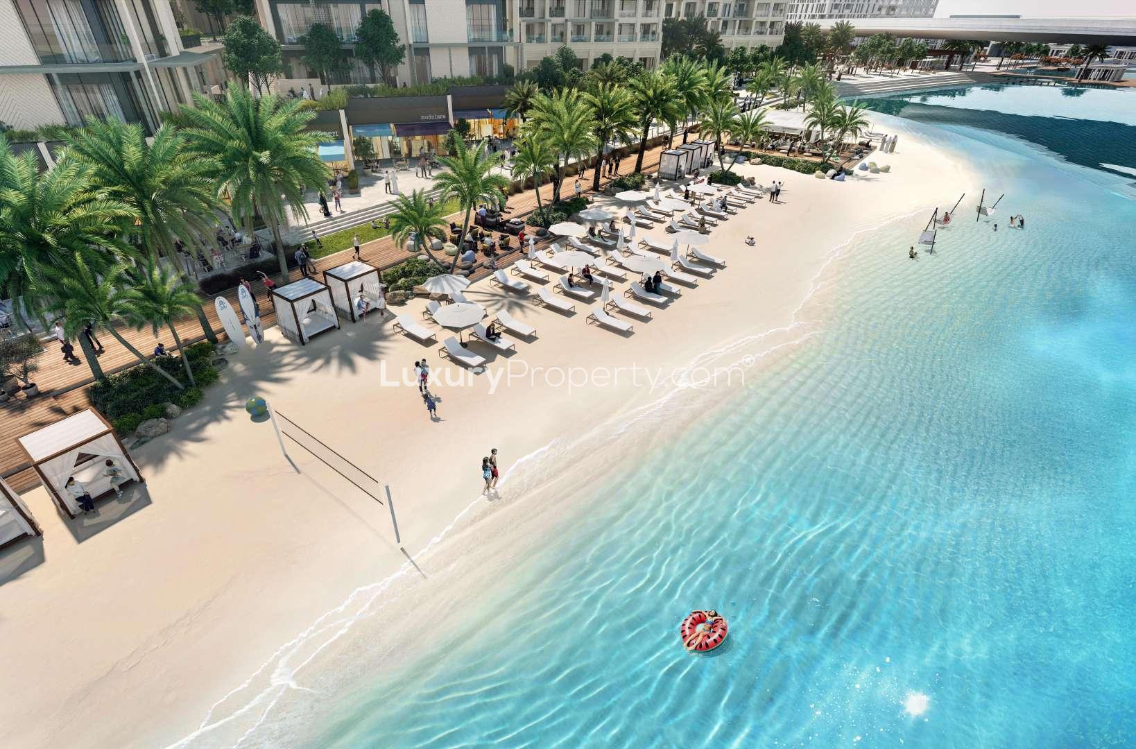 One-bedroom apartment building with beach access in Breeze, Dubai Creek Harbour