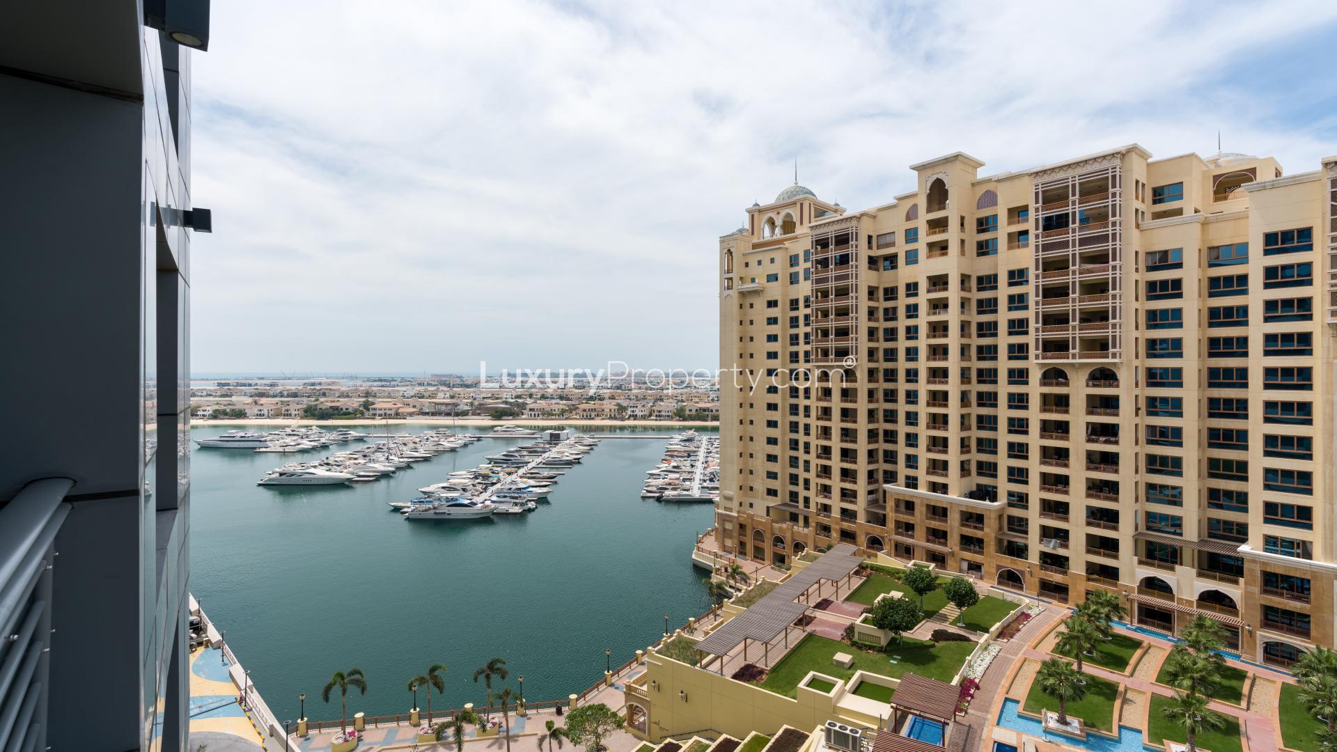 Luxurious 1-bedroom apartment with stunning marina view in Oceana Dukes, Palm Jumeirah