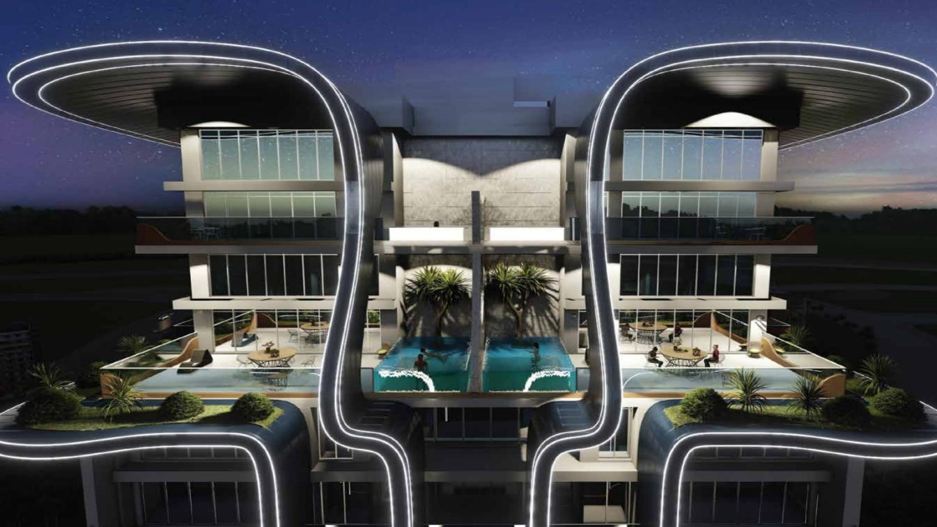 Luxury 1-bedroom apartment with private pool in Samana Waves, Jumeirah Village Circle