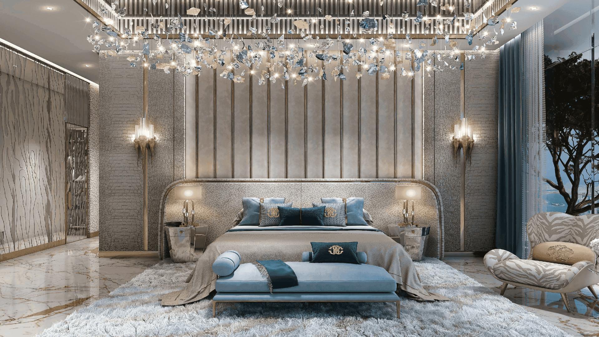 Luxurious apartment with stunning sea view and balcony in Damac Bay, Dubai Harbour