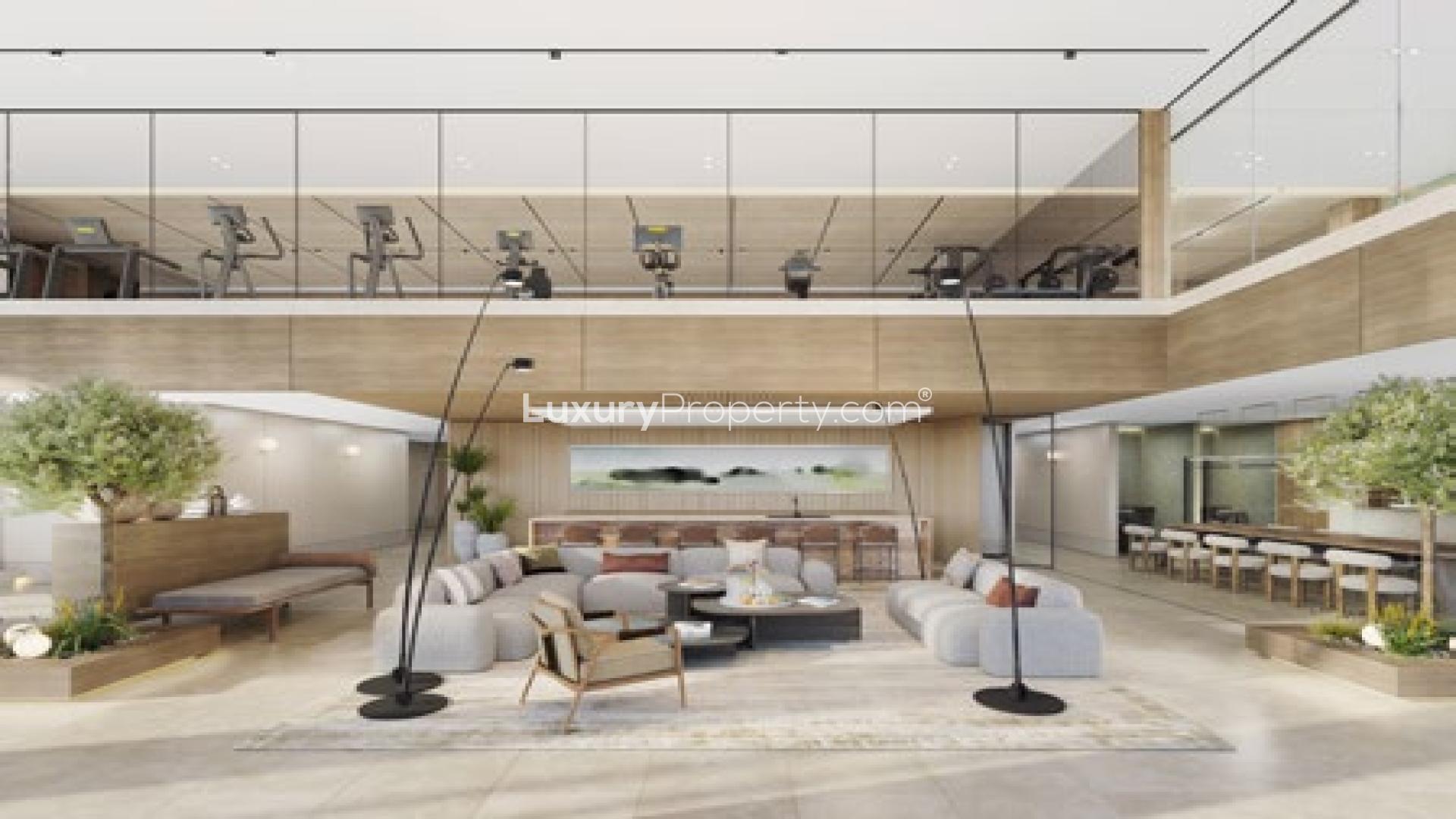 Modern gym in The Highbury, Mohammed Bin Rashid City apartment for sale