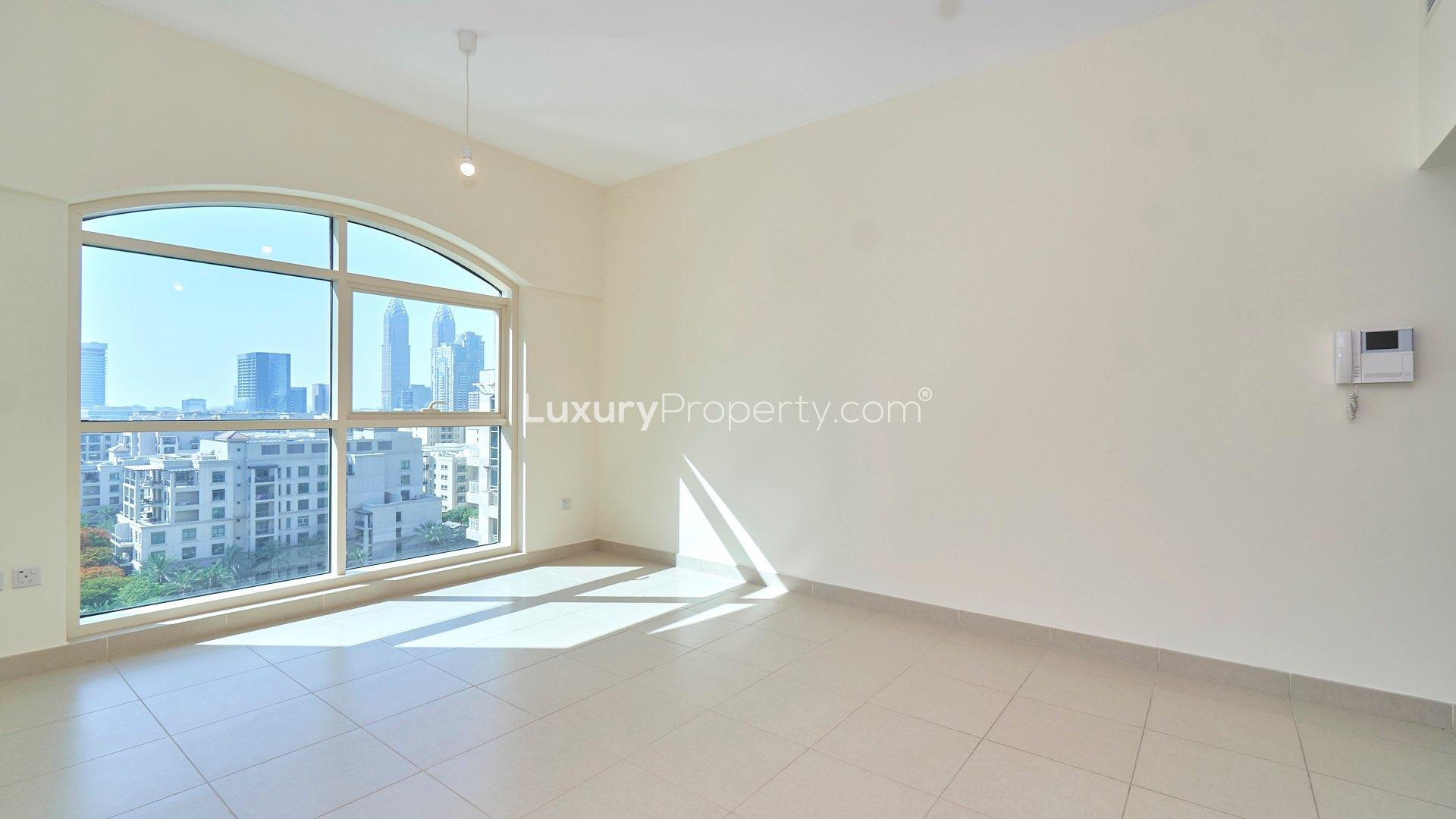 Balcony view from 1-bedroom apartment in Mosela Tower, The Greens and The Views