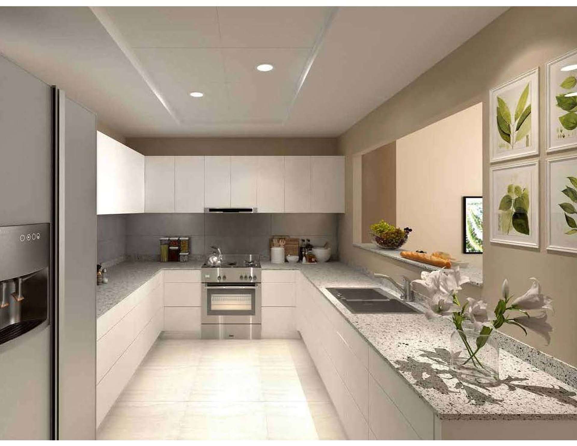 Lovely 1-bedroom apartment exterior in Mudon Views, Dubai, surrounded by greenery and walkways