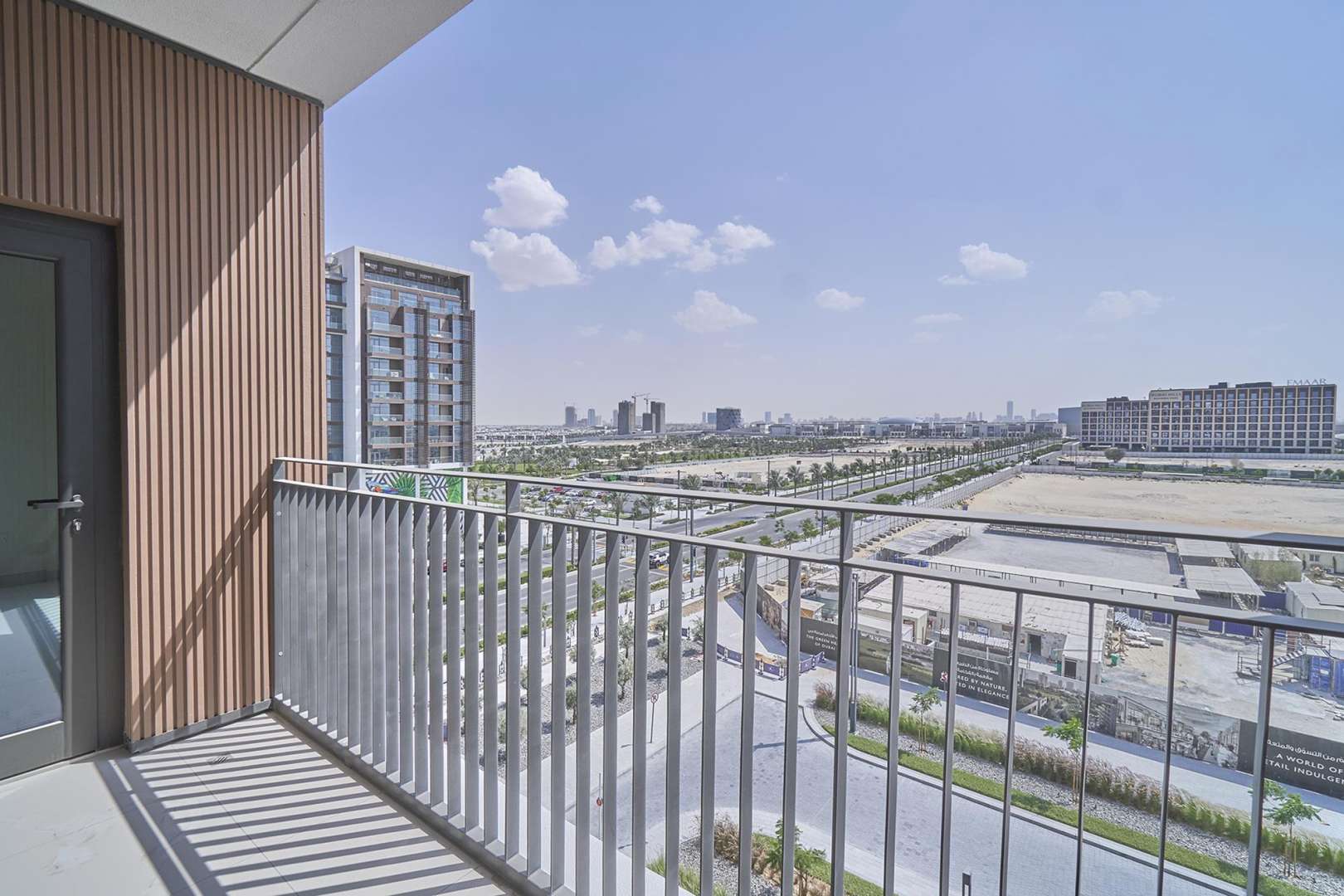 Vacant one-bedroom apartment with large window view in Dubai Hills Estate, Park Point