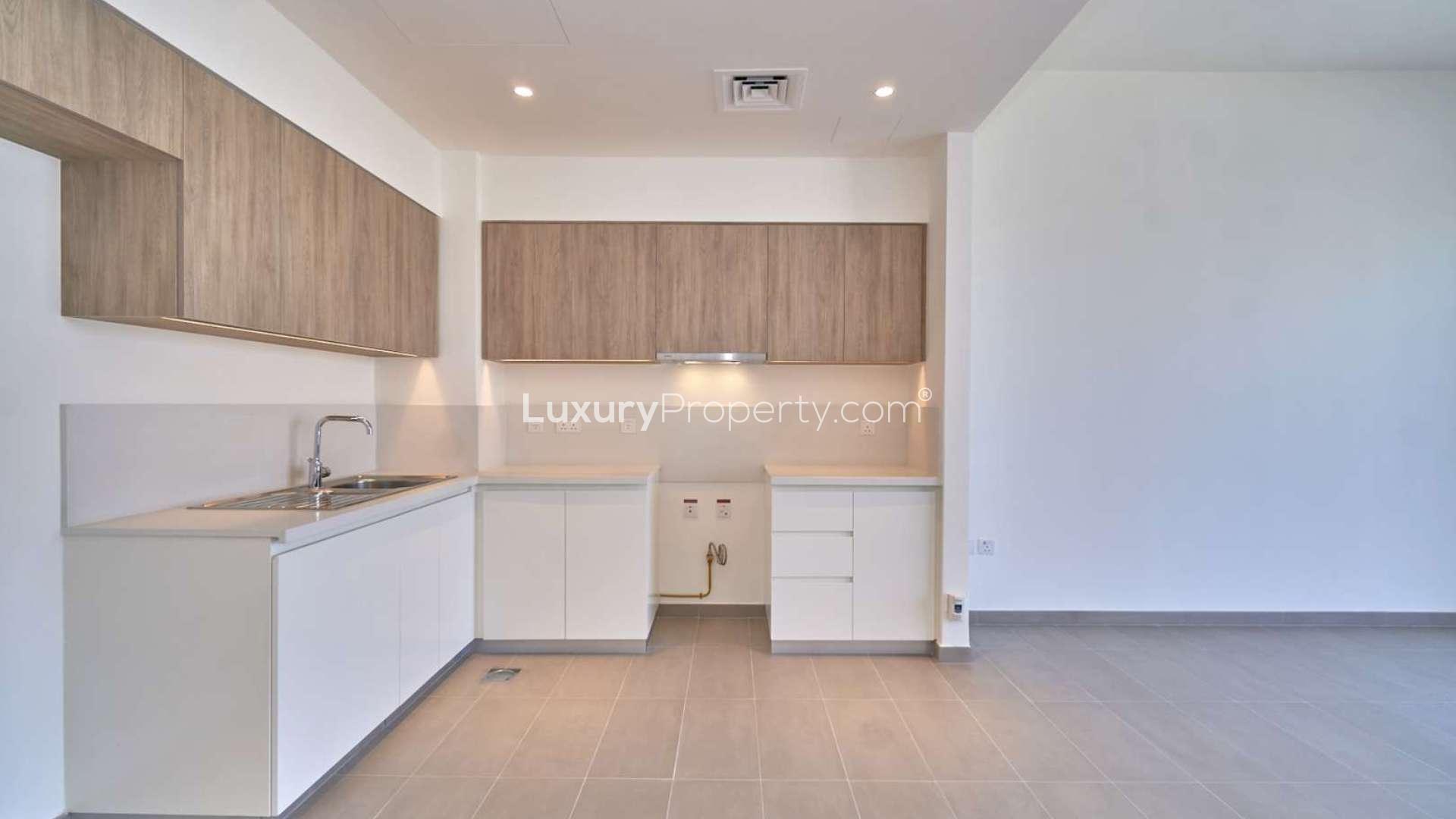 Modern kitchen in brand new 1-bedroom apartment, Park Ridge, Dubai Hills Estate