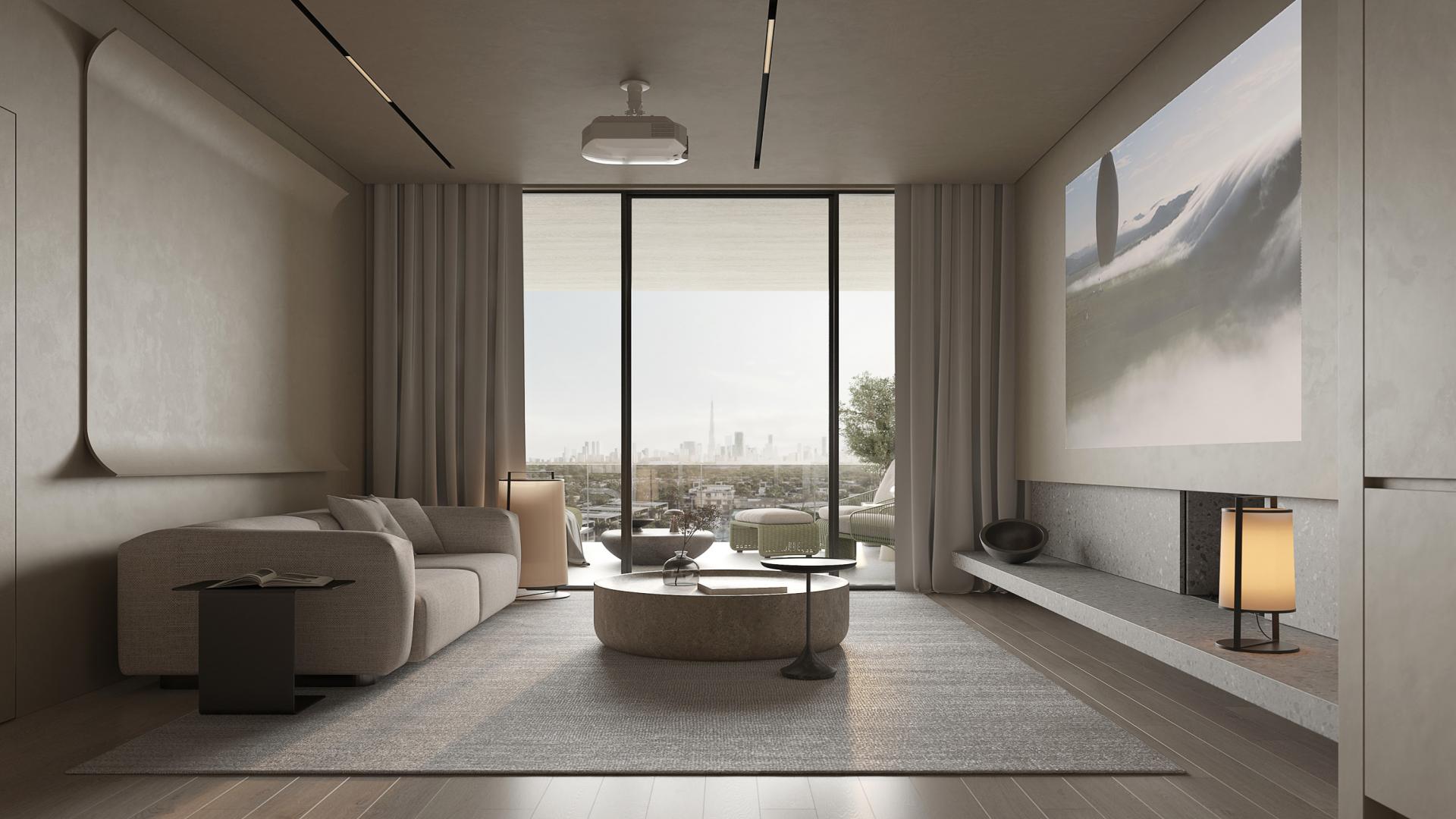 Modern apartment buildings in Keturah Reserve, District 7, Mohammed Bin Rashid City, Dubai