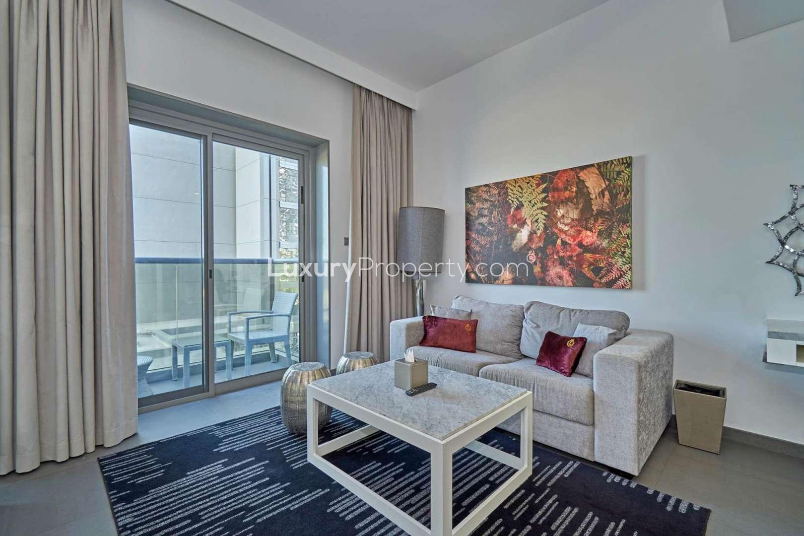 Luxury 1-bedroom apartment in TFG Marina Hotel, Dubai Marina with balcony view for sale