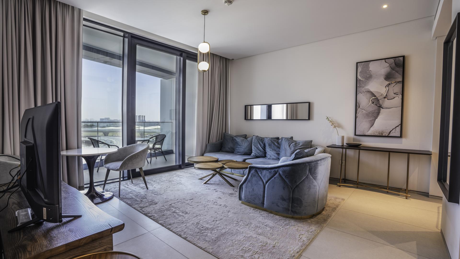 Luxurious 1-bedroom apartment view at The Address Jumeirah Resort, Jumeirah Beach Residence