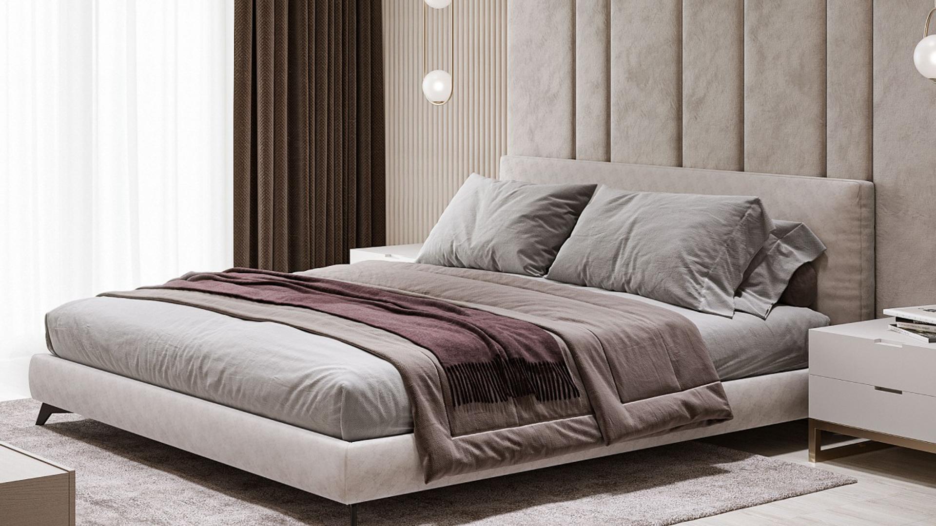 Modern apartment building exterior in Q Gardens Lofts, Jumeirah Village Circle, for sale