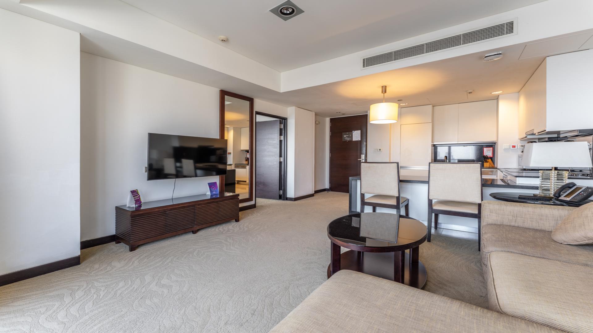 Balcony view of Dubai Marina skyline from 1-bedroom apartment at The Address Dubai Marina