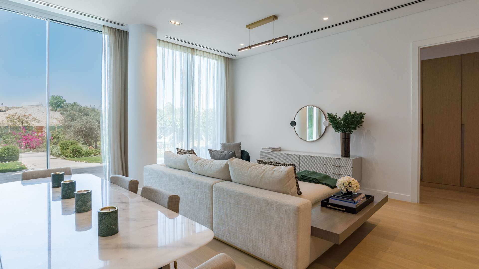 Al Barari The Neighbourhood apartment, lush greenery, serene water feature, investment opportunity