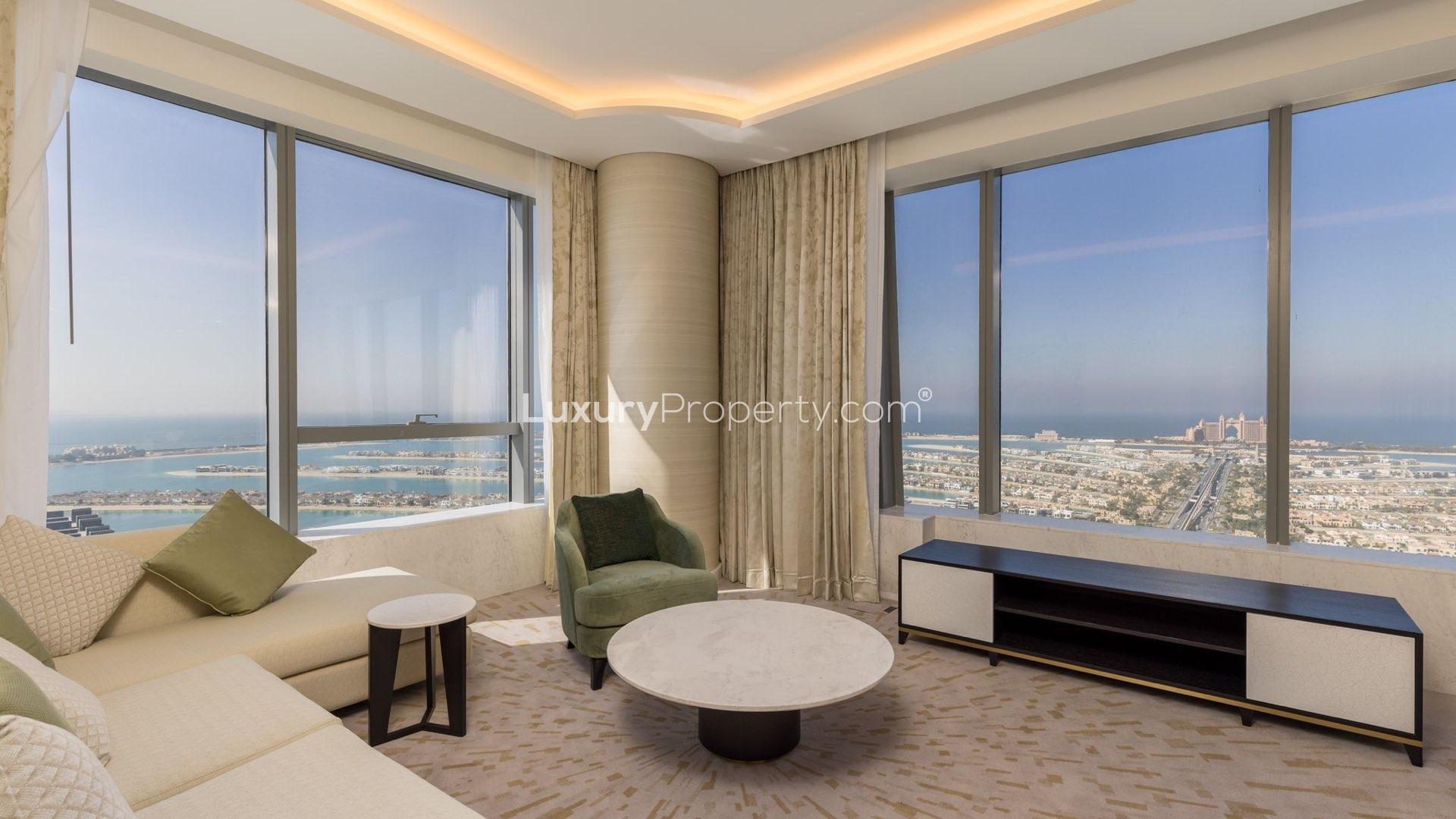 Stunning Palm Jumeirah view from The Palm Tower apartment for sale, LP13910