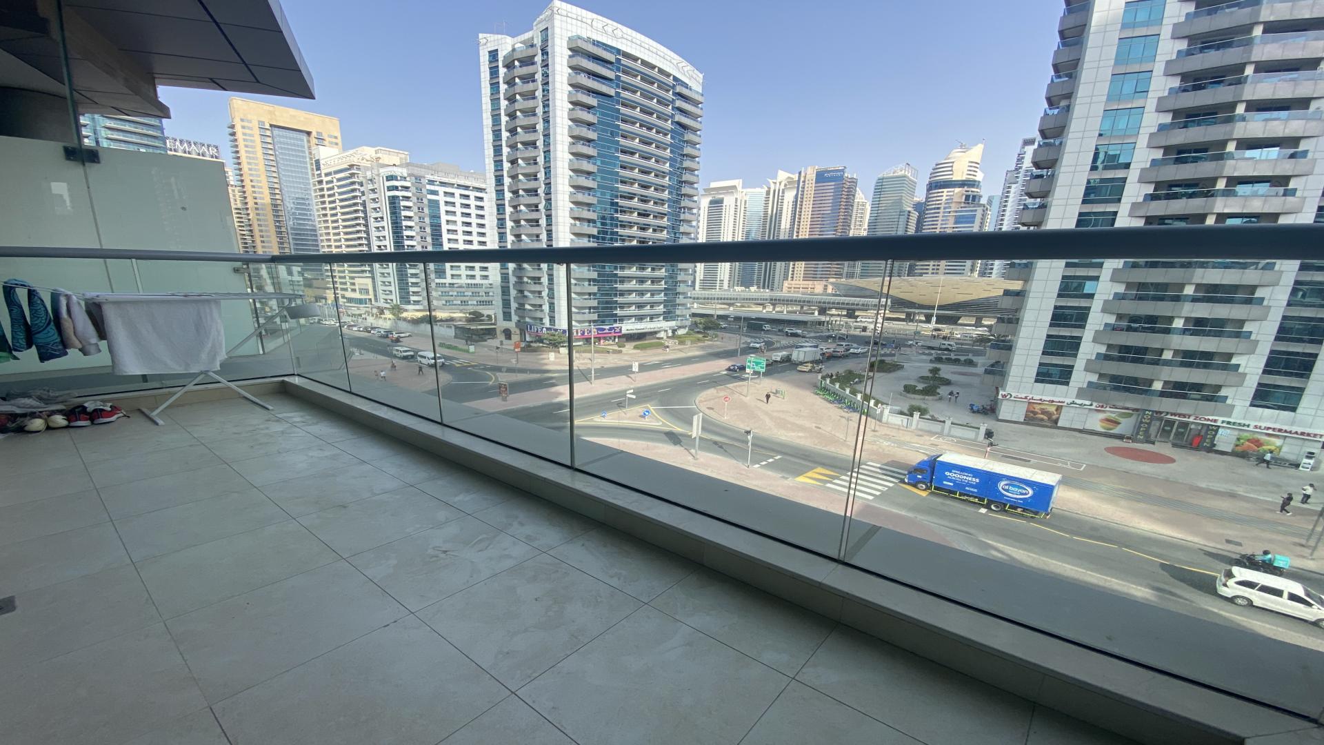 Stylish living room in 1-bedroom apartment for sale, Trident Bayside, Dubai Marina