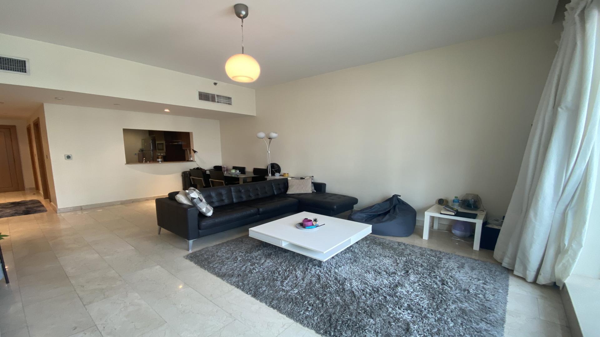 Infinity pool with skyline view at Trident Bayside, Dubai Marina apartment for sale