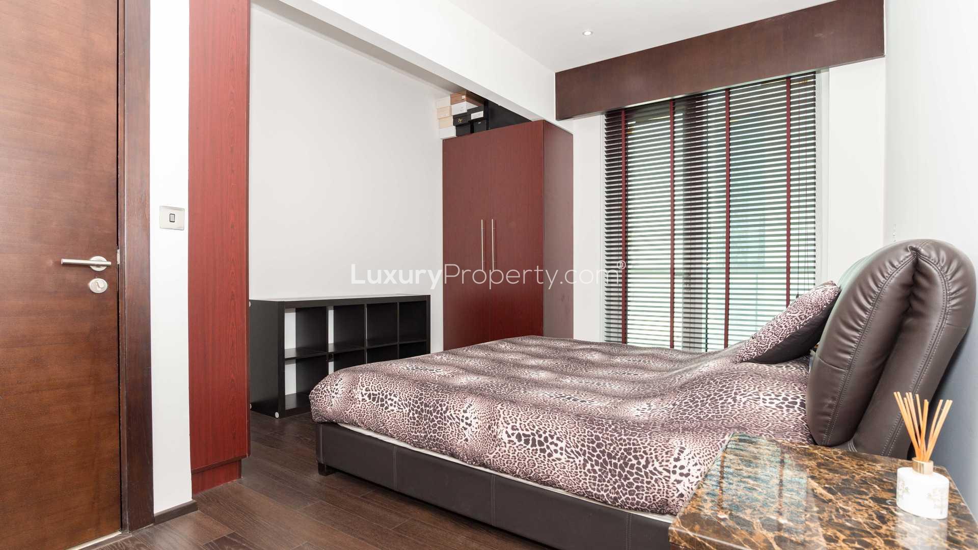 Ultra modern Ubora Tower apartment with canal views, one bedroom, for sale