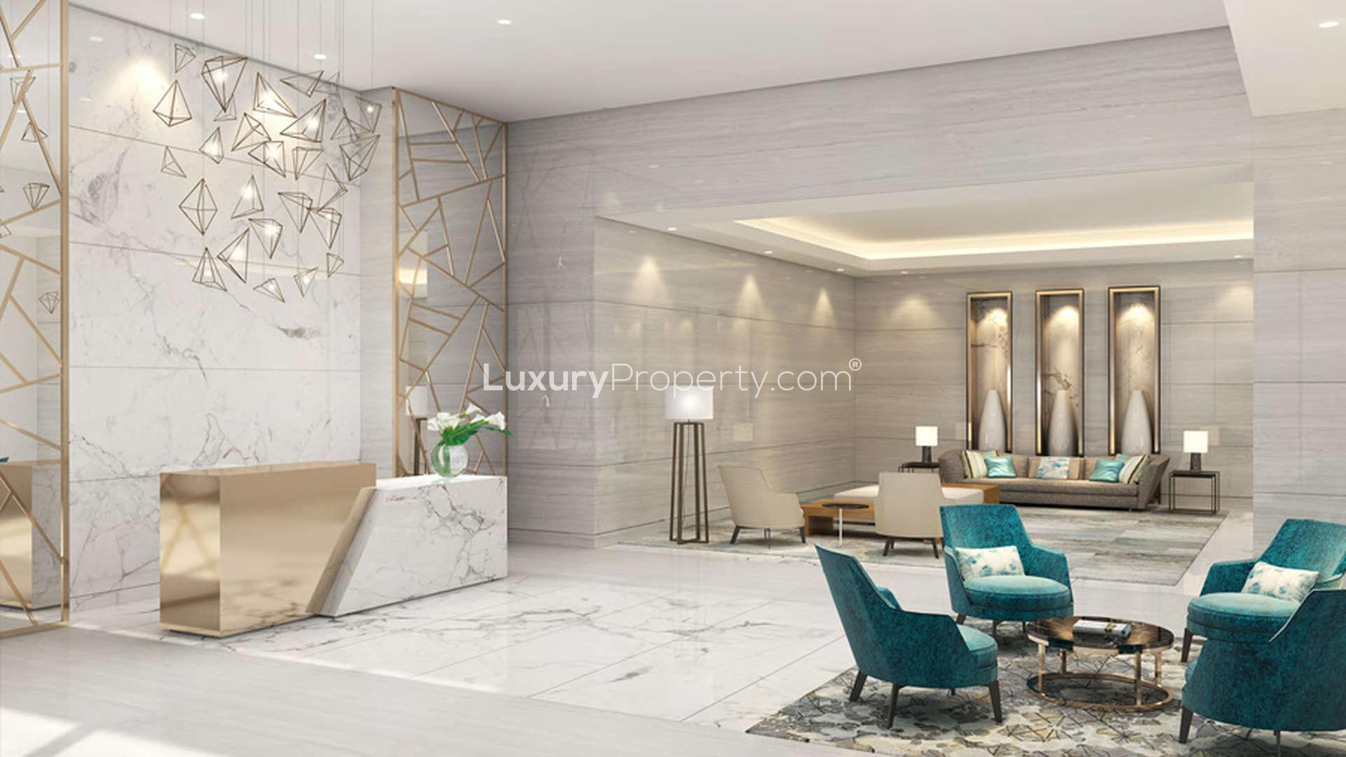 Luxurious lobby at Vera Residences, Business Bay apartment for sale, Ref No: LP01876