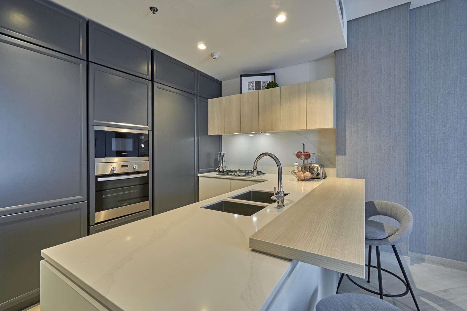 Modern kitchen in studio apartment for sale, Wilton Park Residences, MBR City