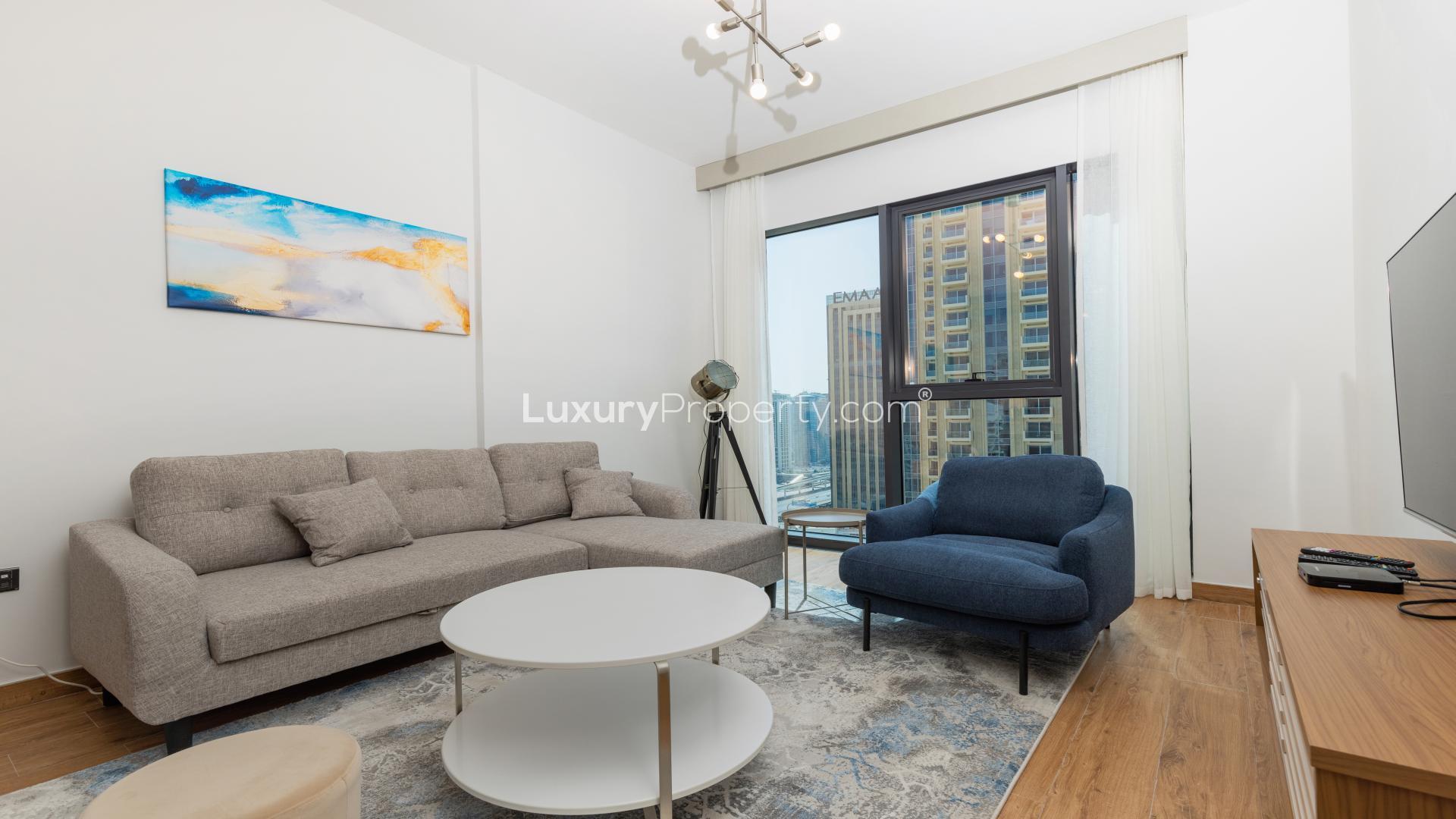 Exceptional 1-bedroom apartment in Marina Moon Tower, Dubai Marina for rent
