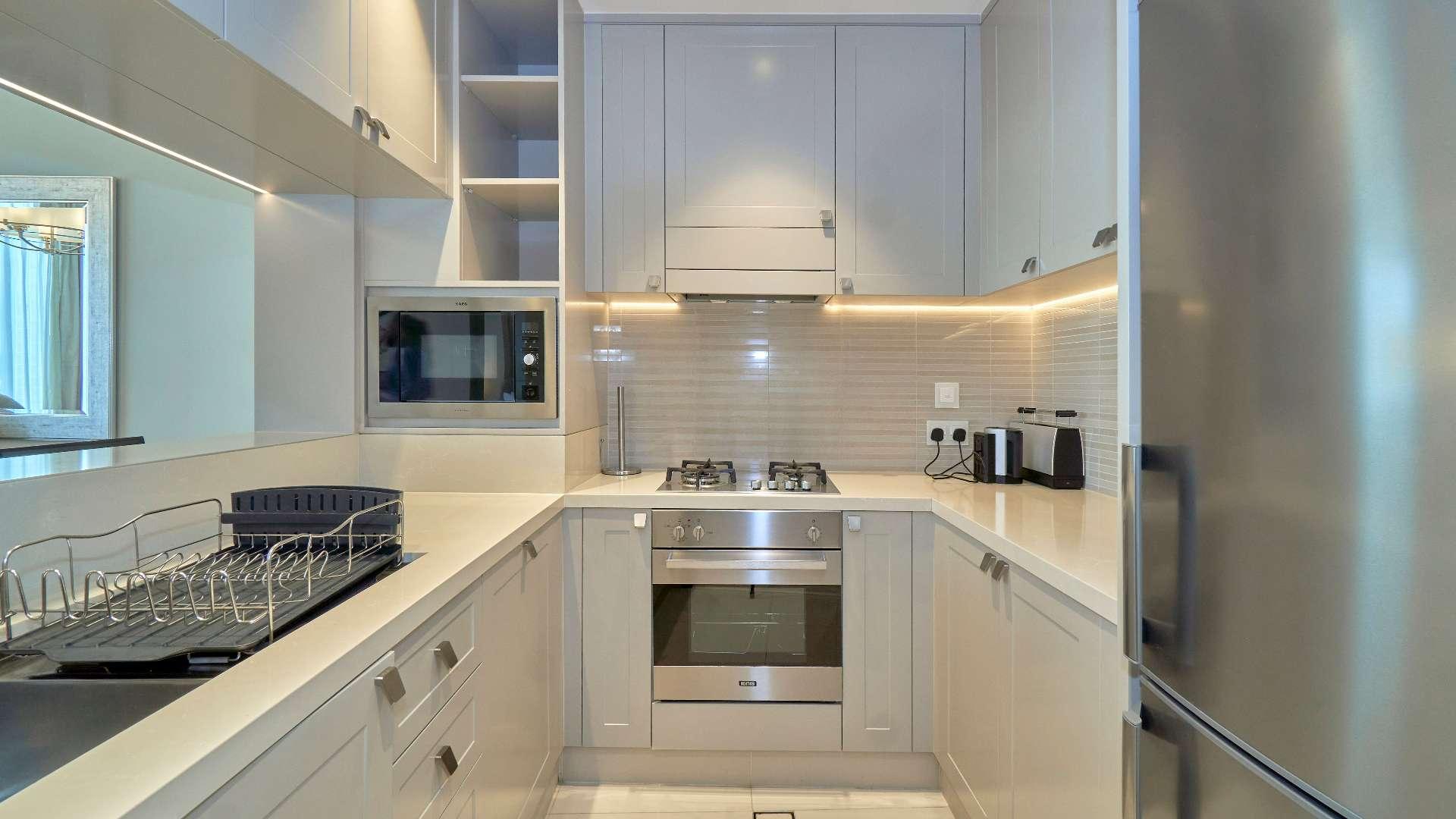 Contemporary 1-bedroom serviced apartment with city view at The Address Fountain Views, Downtown Dubai