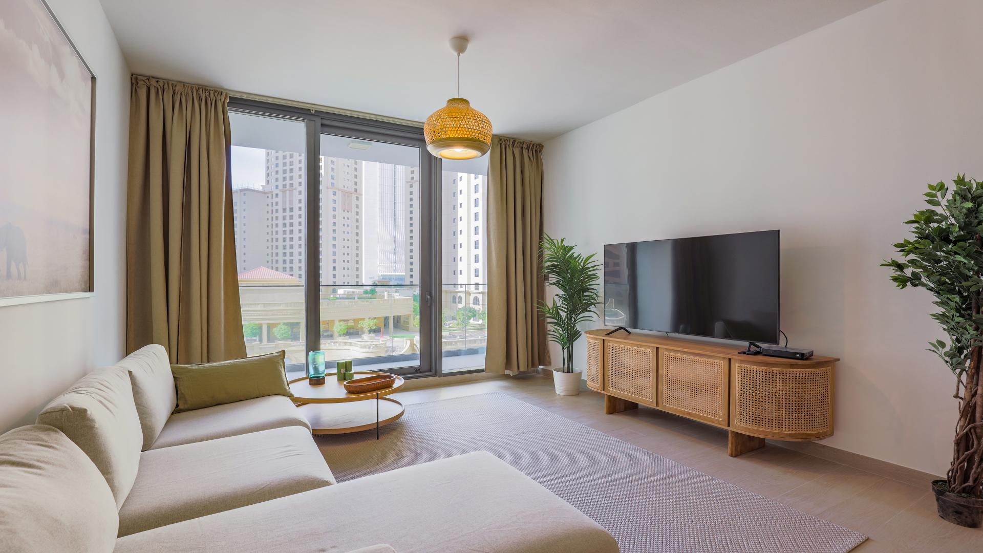 Living room in stylish 1-bedroom villa, Damac Hills 2, Adria Villas, for sale