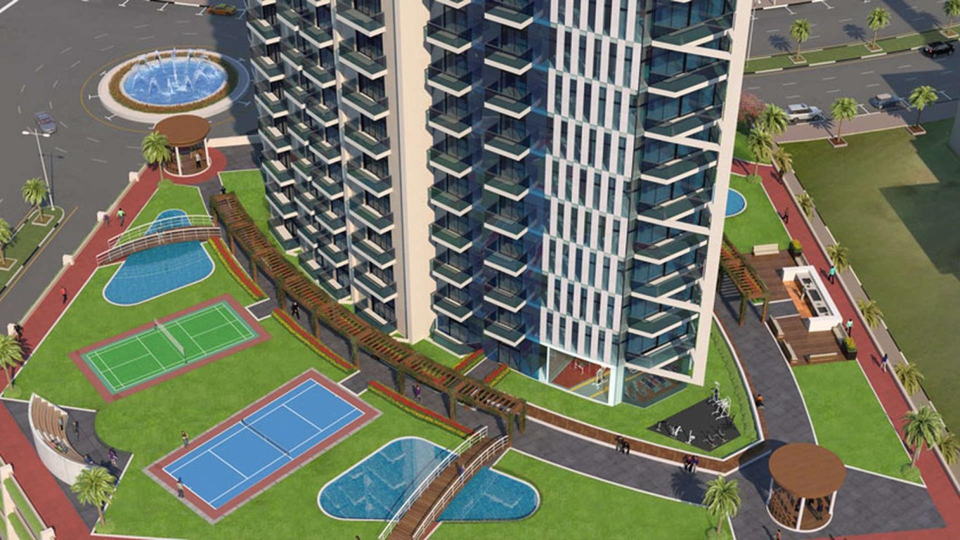 Modern lounge area in Miraclz Tower by Danube, Arjan, with sleek furniture and decor