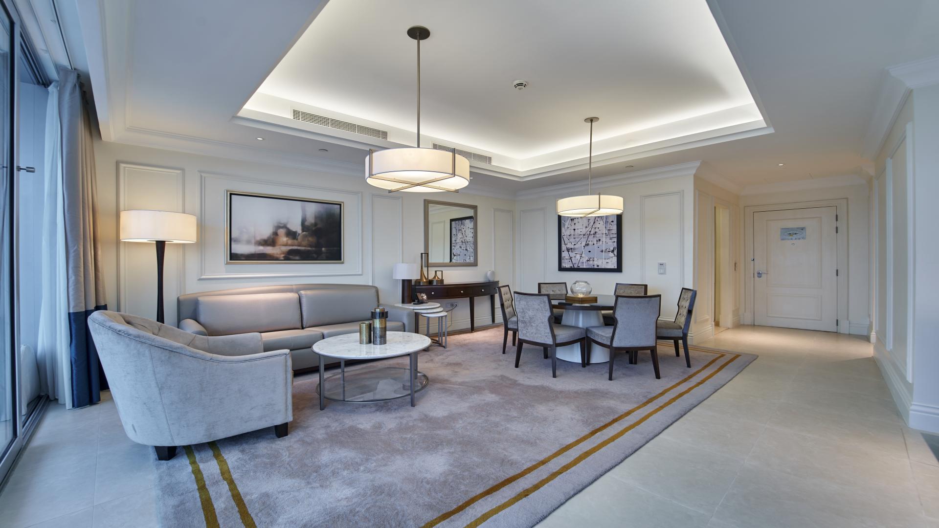 High floor apartment living room in The Address The BLVD, Downtown Dubai