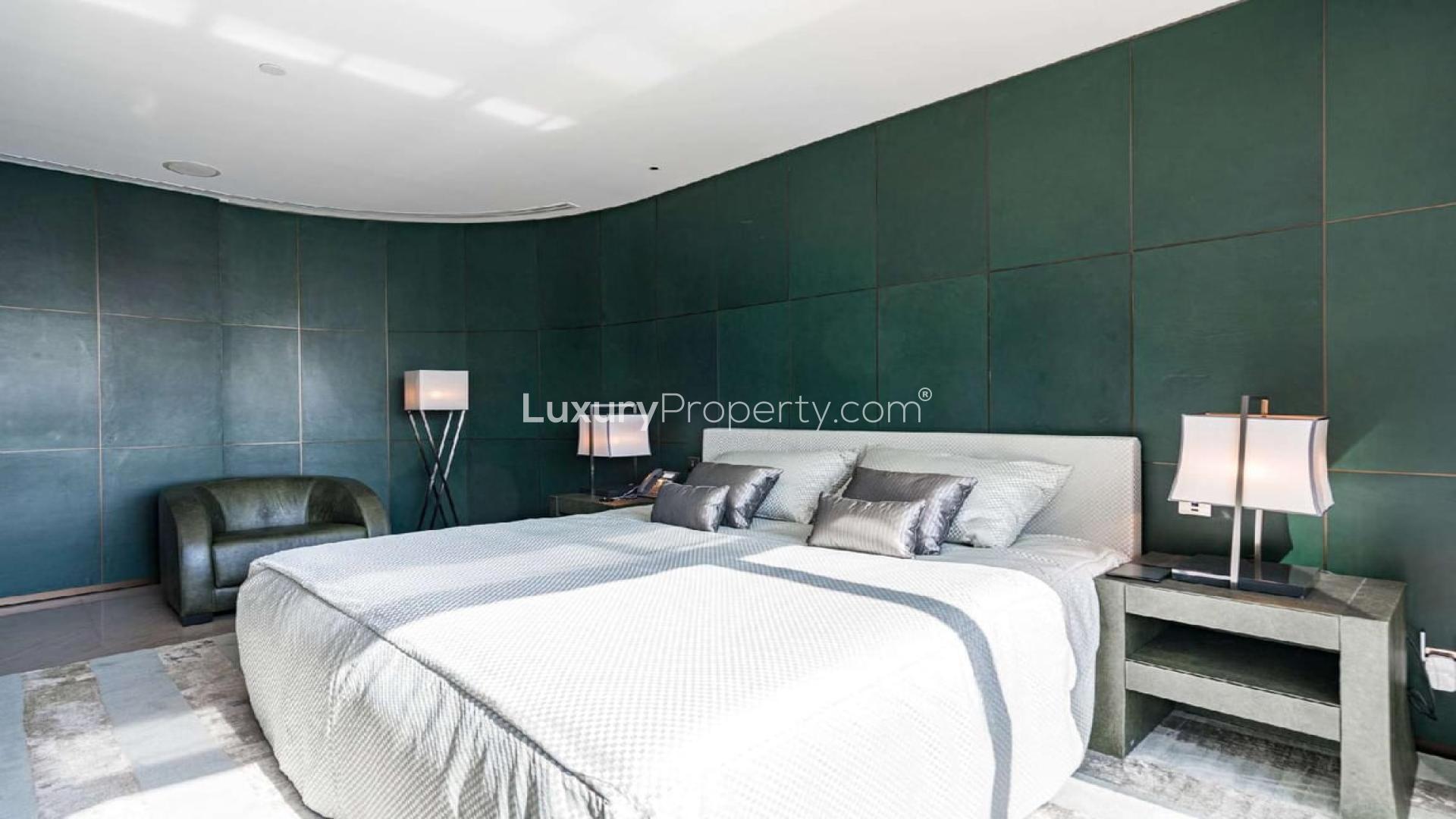 Dining area with city view in Armani Residences, Burj Khalifa, Downtown Dubai apartment