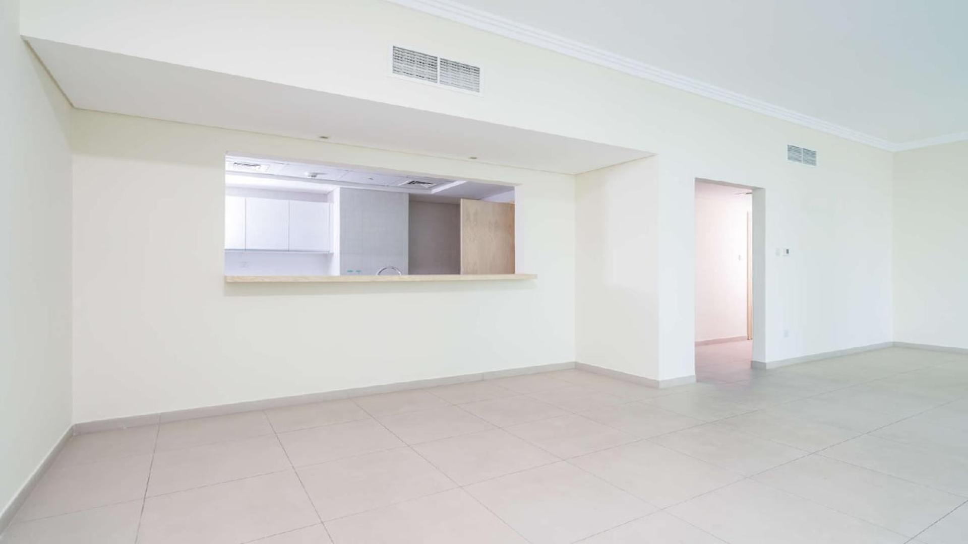 Bright room with large windows and ocean view in Jumeirah Beach Residence apartment