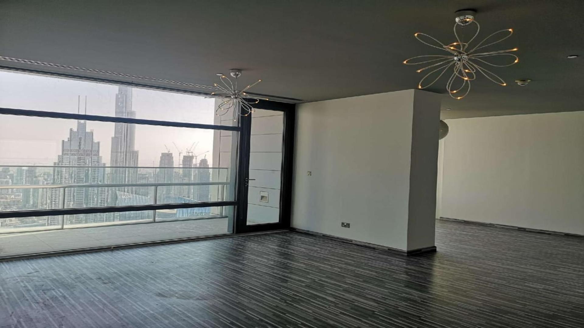 High-floor two-bedroom apartment with full Burj Khalifa view in DIFC's Index Tower