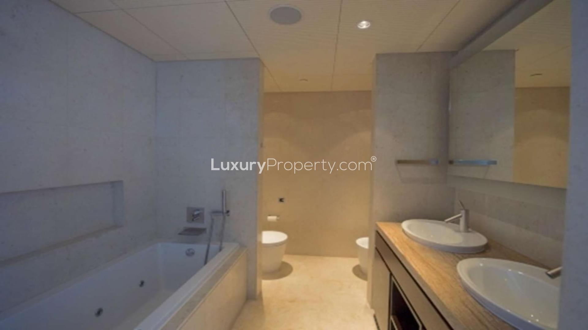 High-floor apartment view in Burj Khalifa Area, Downtown Dubai, for rent, 2 bedrooms