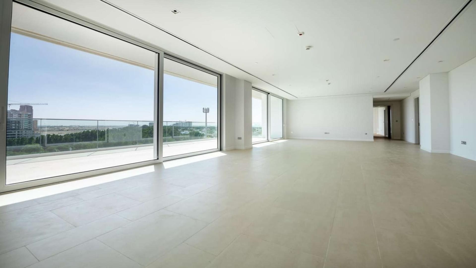 Luxury 2-bedroom apartment exterior in Seventh Heaven, Al Barari with lush garden views