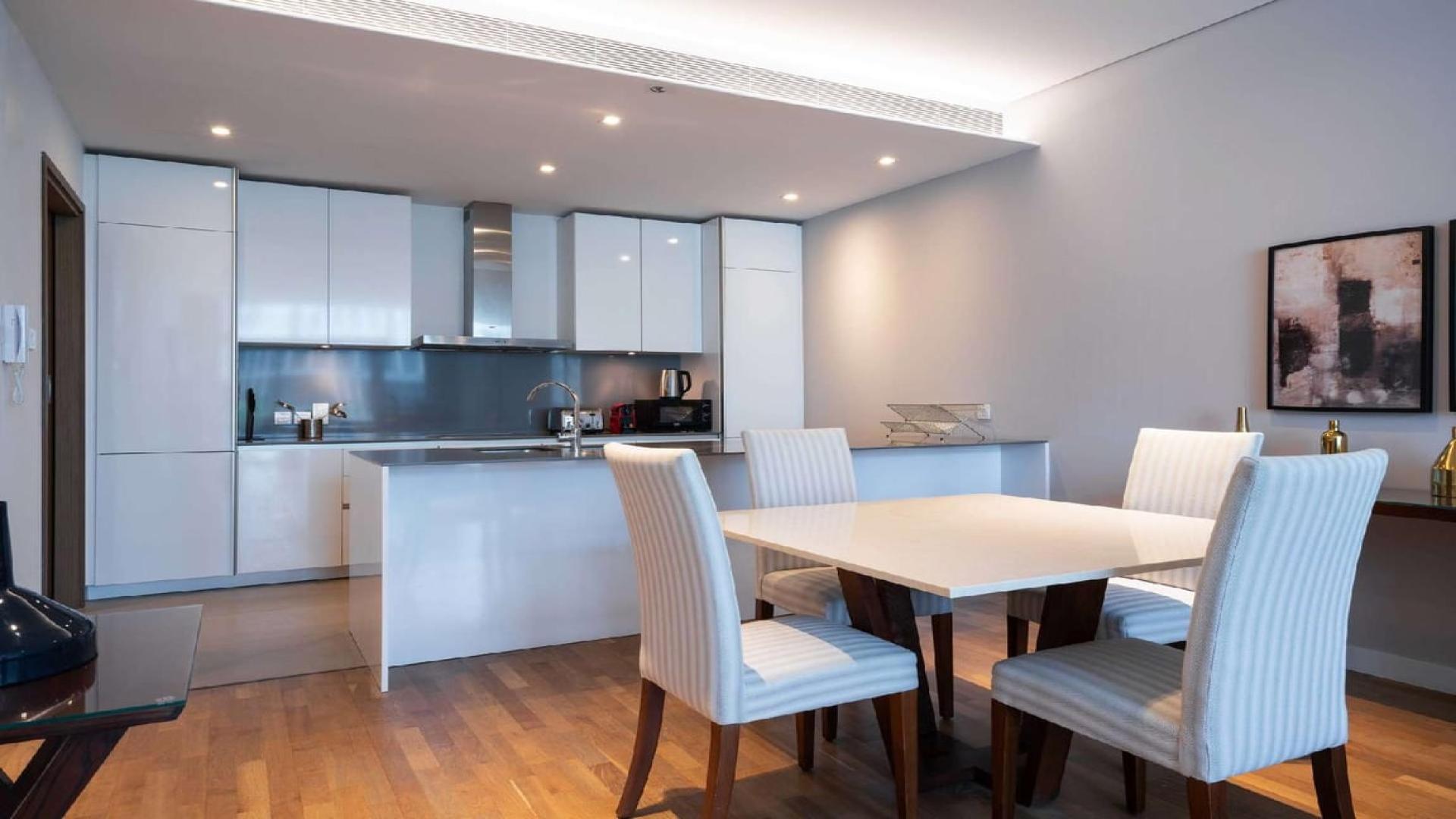 Contemporary living room in 1-bedroom apartment, City Walk, Dubai, Building 8, for rent