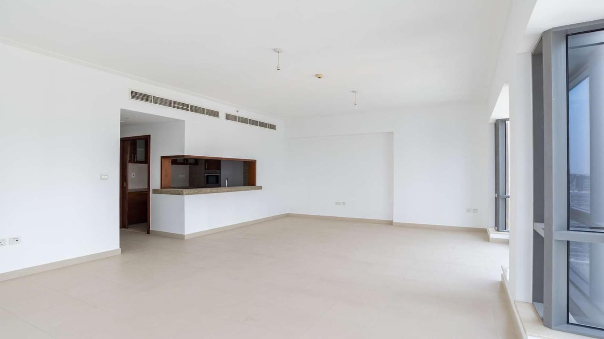 Balcony view from 2-bedroom apartment in South Ridge Tower, Downtown Dubai for rent