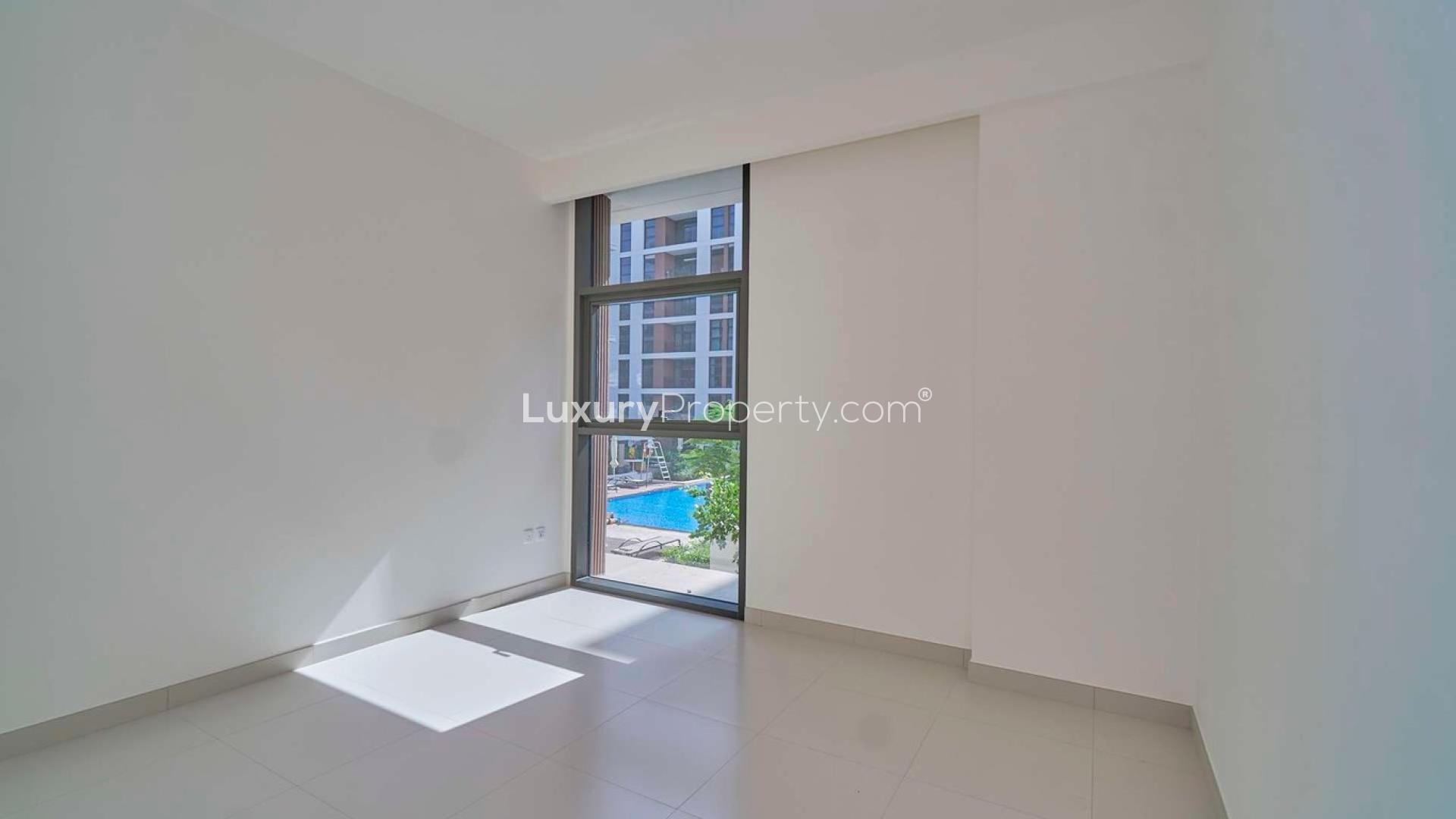 Chiller-free 2-bedroom apartment with pool view in Park Point, Dubai Hills Estate