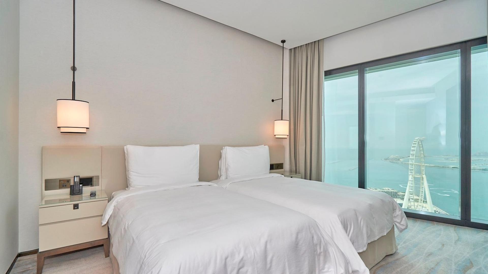 Modern kitchen in 2-bedroom serviced apartment at The Address JBR, Jumeirah Beach Residence