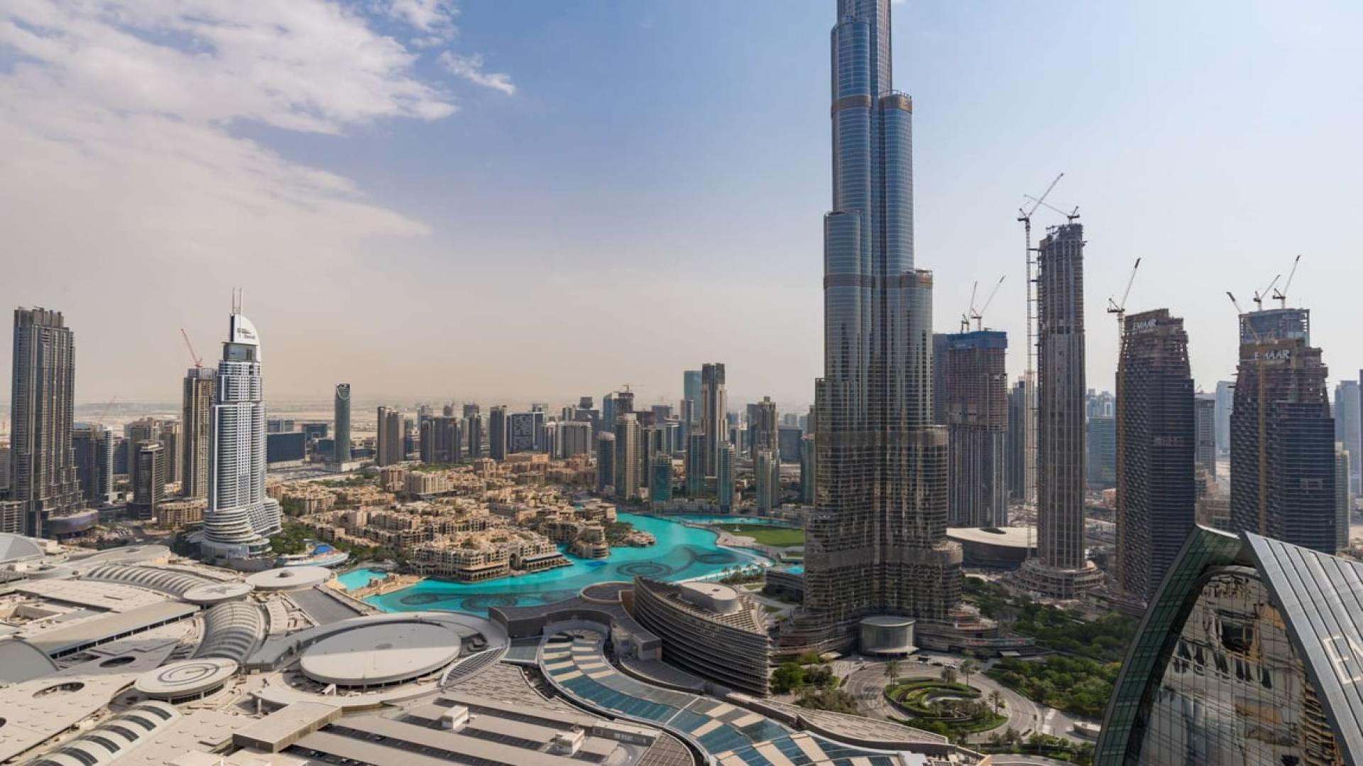 Skyline view from 2-bedroom apartment in The Address The Boulevard, Downtown Dubai