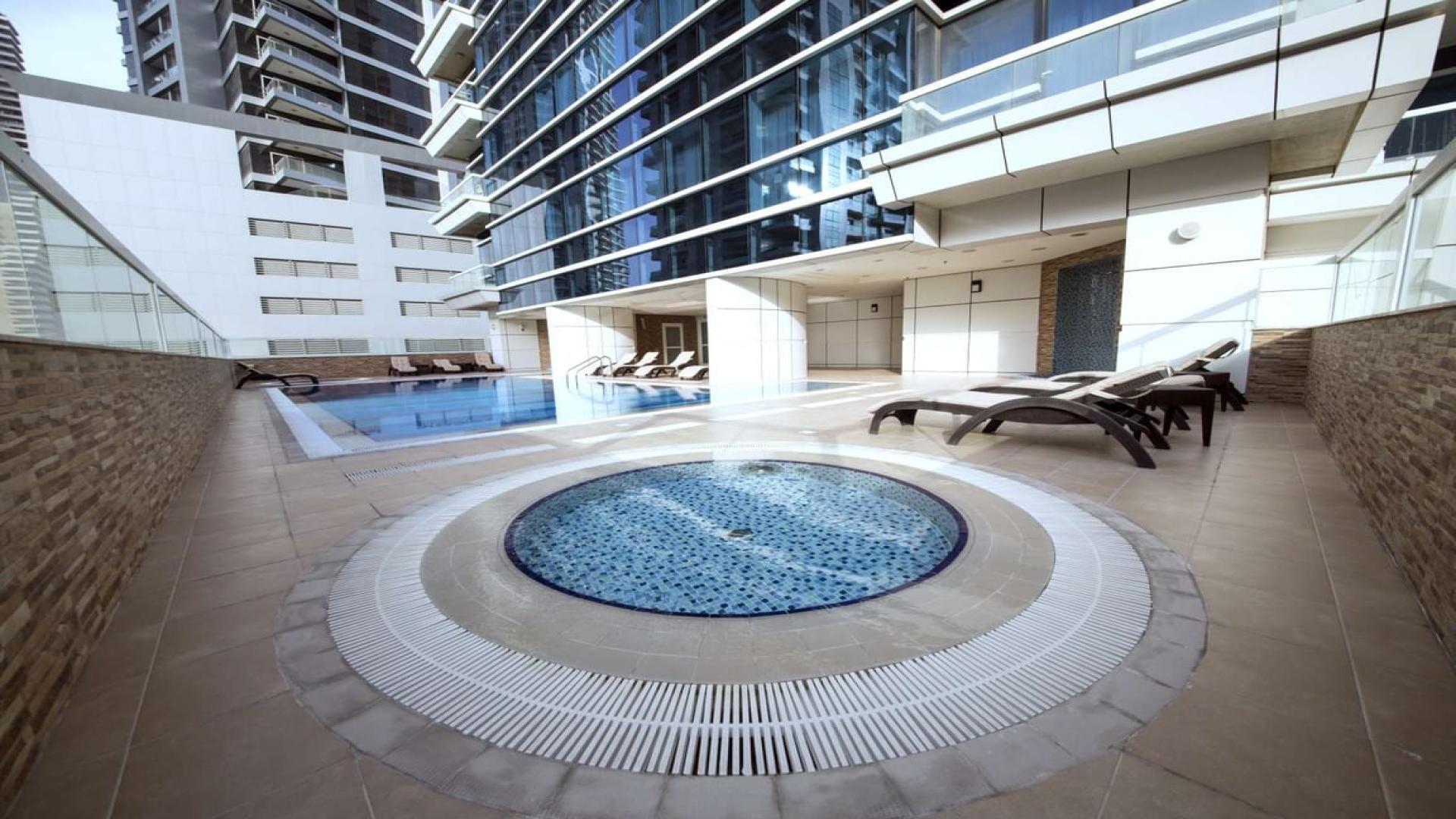 Spacious living room in Barcelo Residences, Dubai Marina apartment for rent, Ref No: LP10858