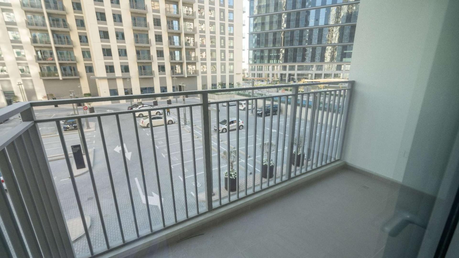 Modern apartment building in Dubai Hills Estate, Park Heights community