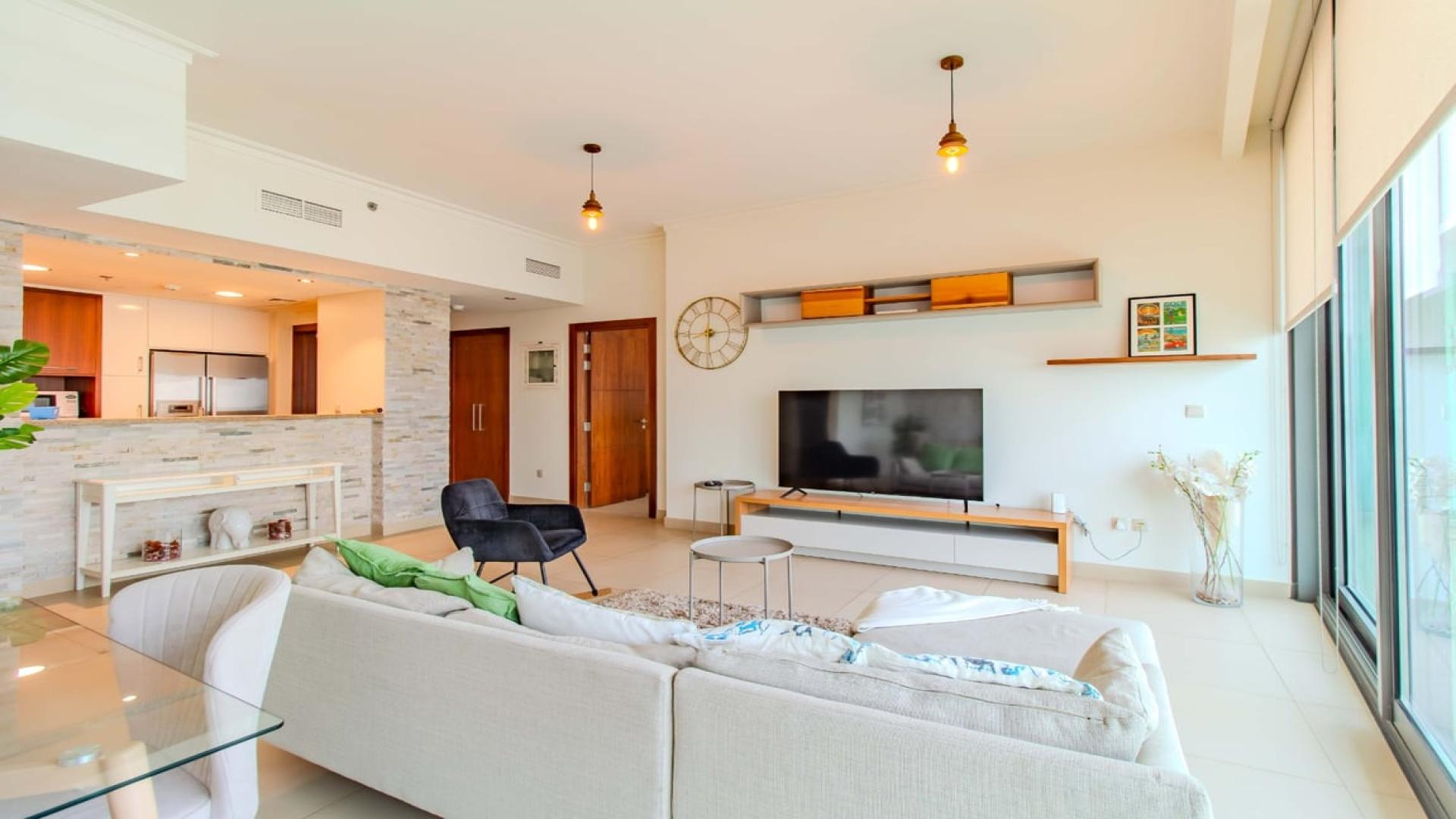 Modern kitchen in fully furnished Burj Vista apartment, Downtown Dubai, LP40681