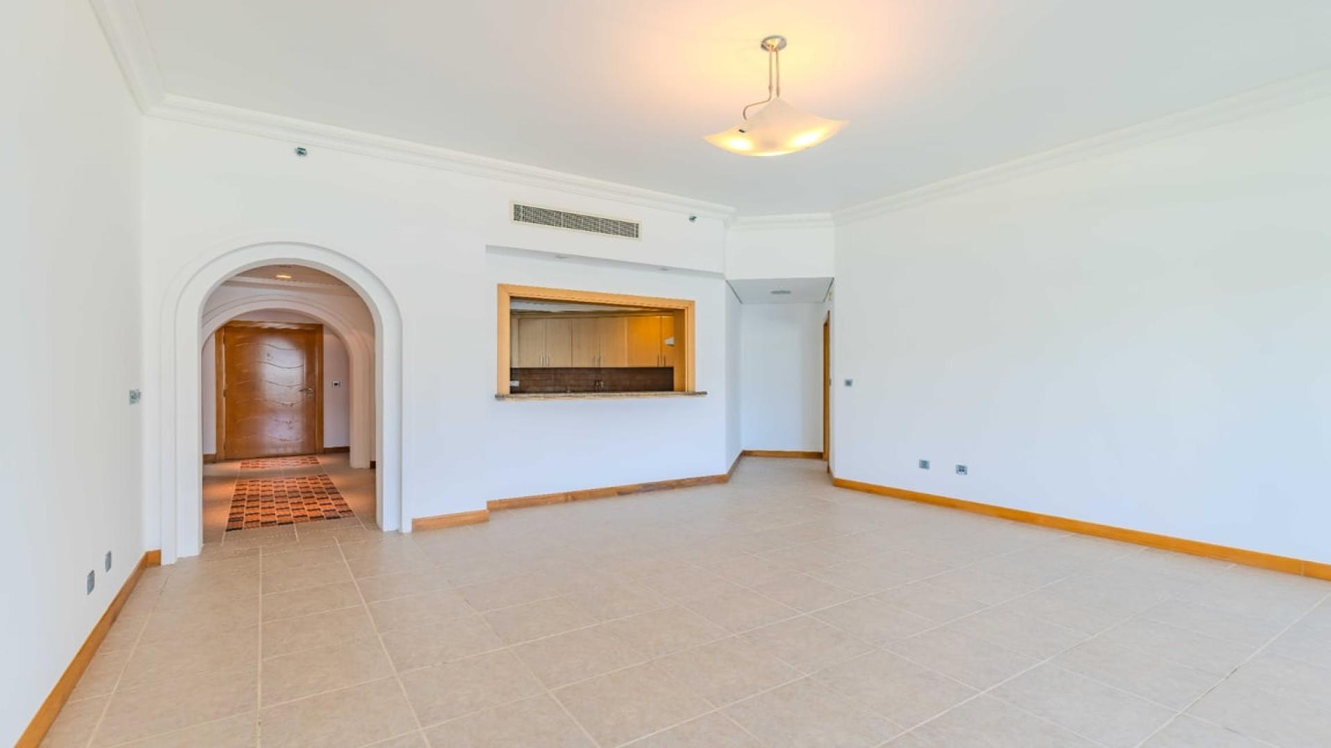 Balcony with park views in 2-bedroom apartment, Shoreline Apartments, Palm Jumeirah