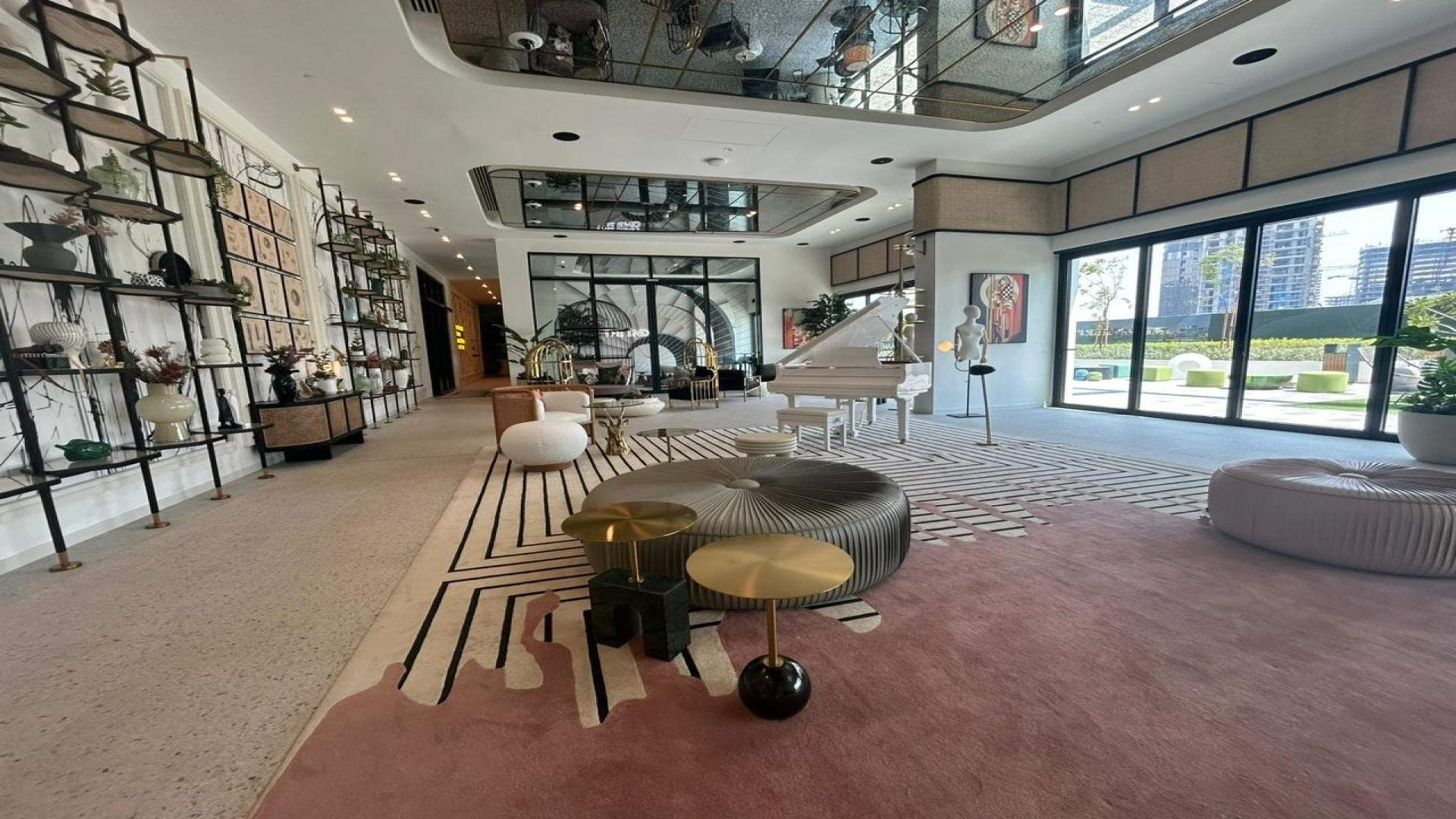 Dubai Hills Estate apartment with pool view, Golfville community, available for rent, LP41399