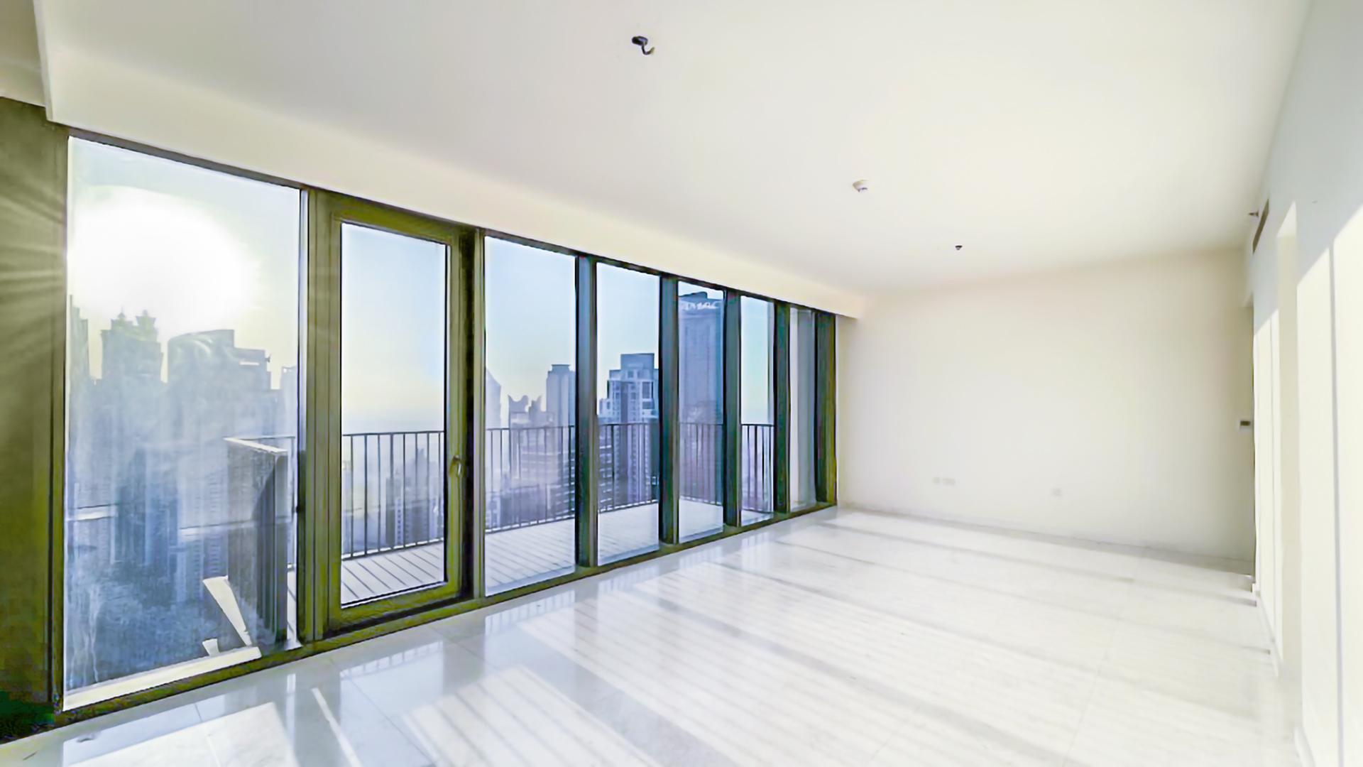 Luxurious Downtown Dubai apartment with floor-to-ceiling windows and stunning city views