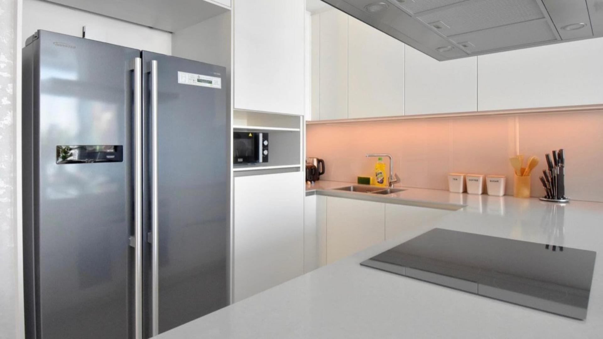 Modern kitchen in furnished 2-bedroom apartment, JBR, The Address Jumeirah Resort and Spa