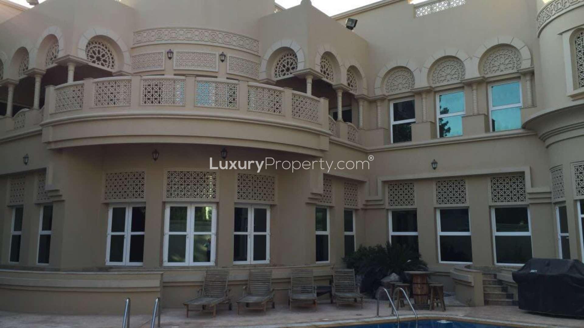 Luxury 2-bedroom apartment exterior with pool view in Burj Khalifa, Khalifa Street